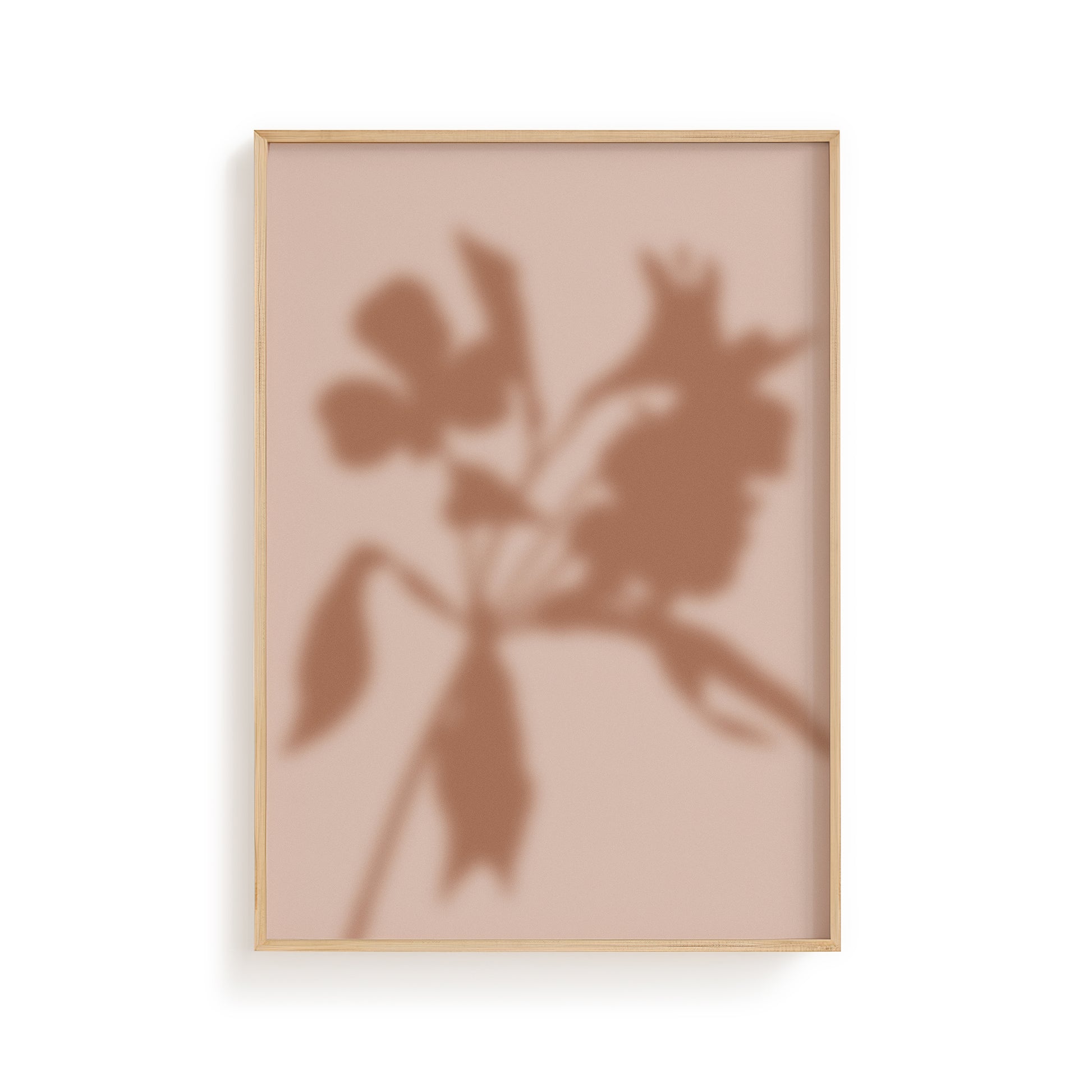 Neutral Botanical Shadow Wall Art