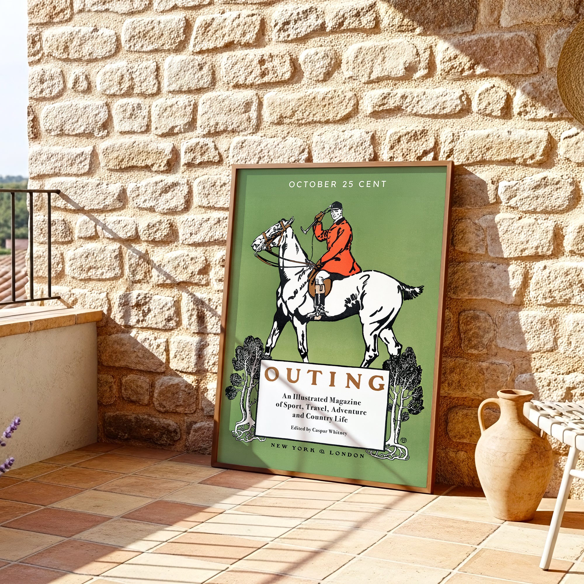 Vintage Horse Rider Magazine Cover Art (Digital Download)