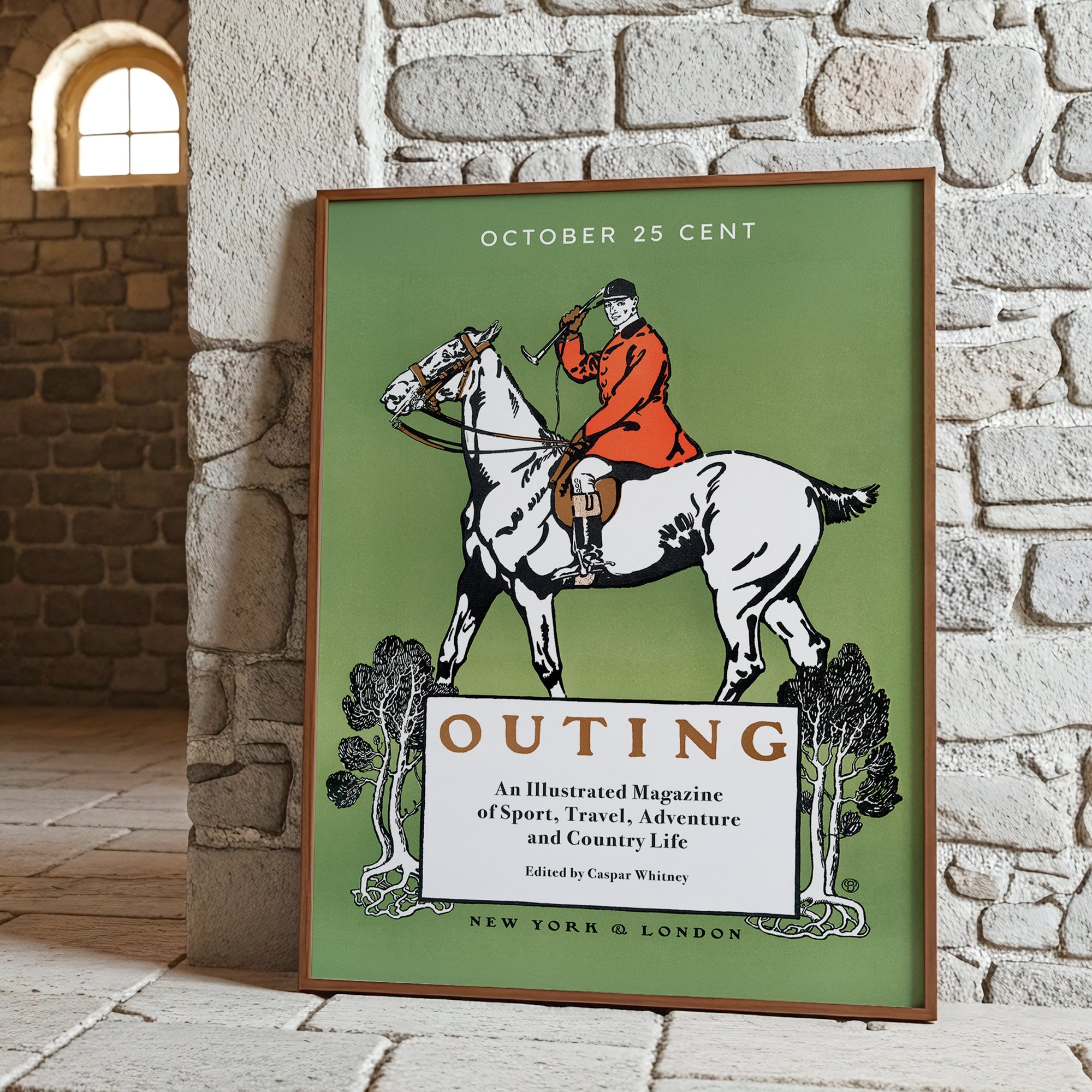 Vintage Horse Rider Magazine Cover Art (Digital Download)