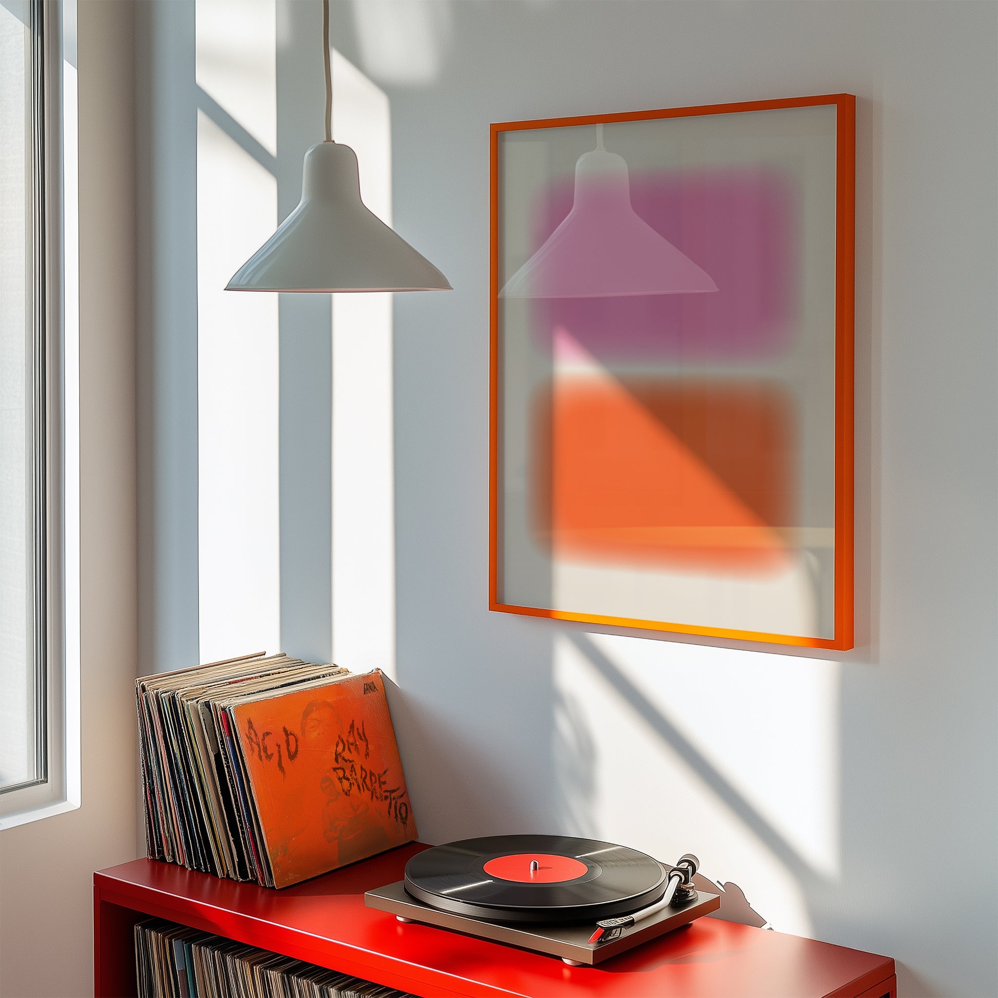 Abstract Color Block Wall Art
