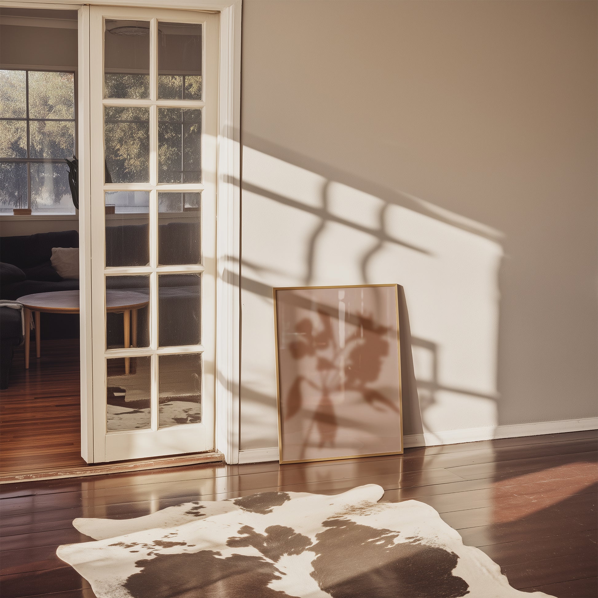 Neutral Botanical Shadow Wall Art