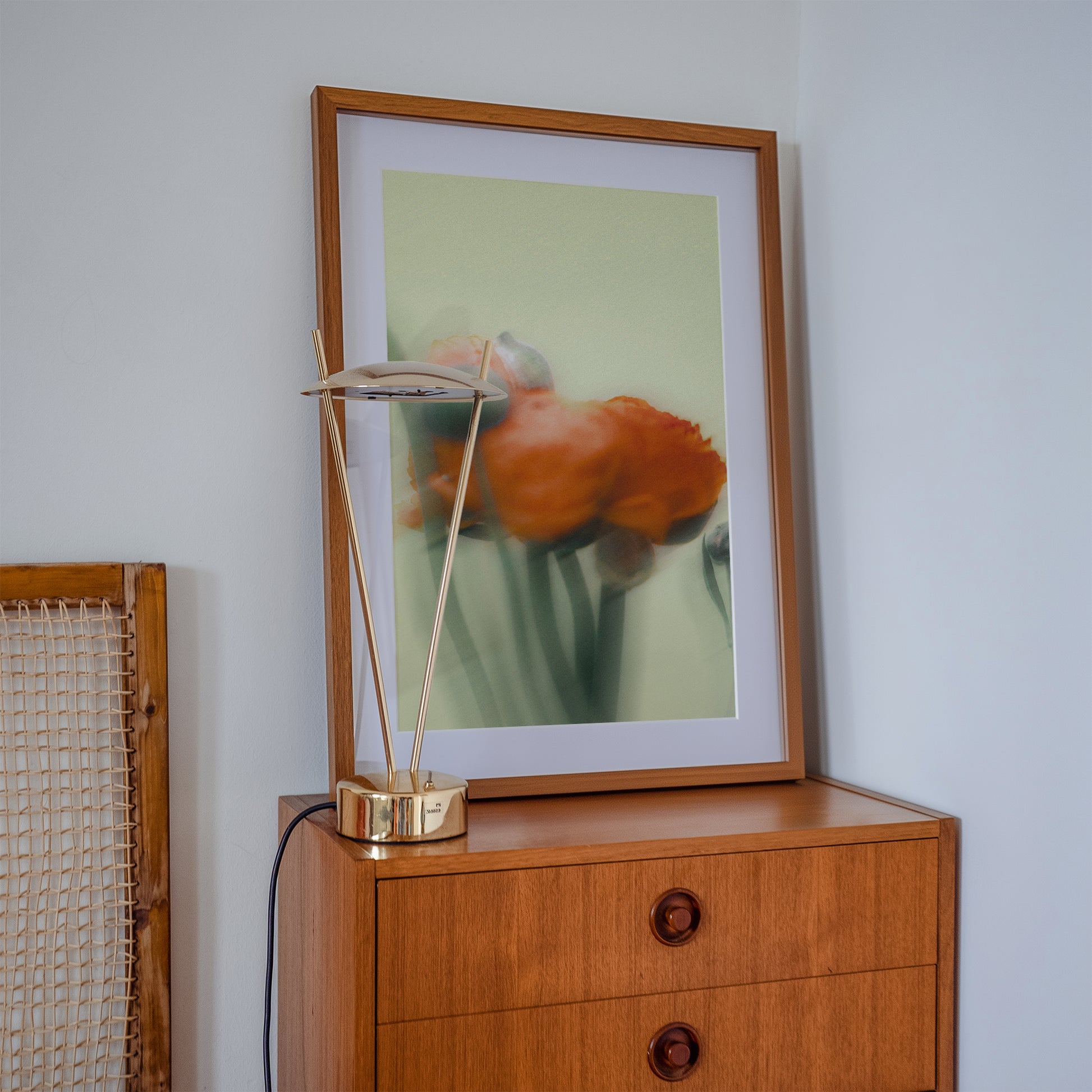 Dreamy Orange Flower Art Print