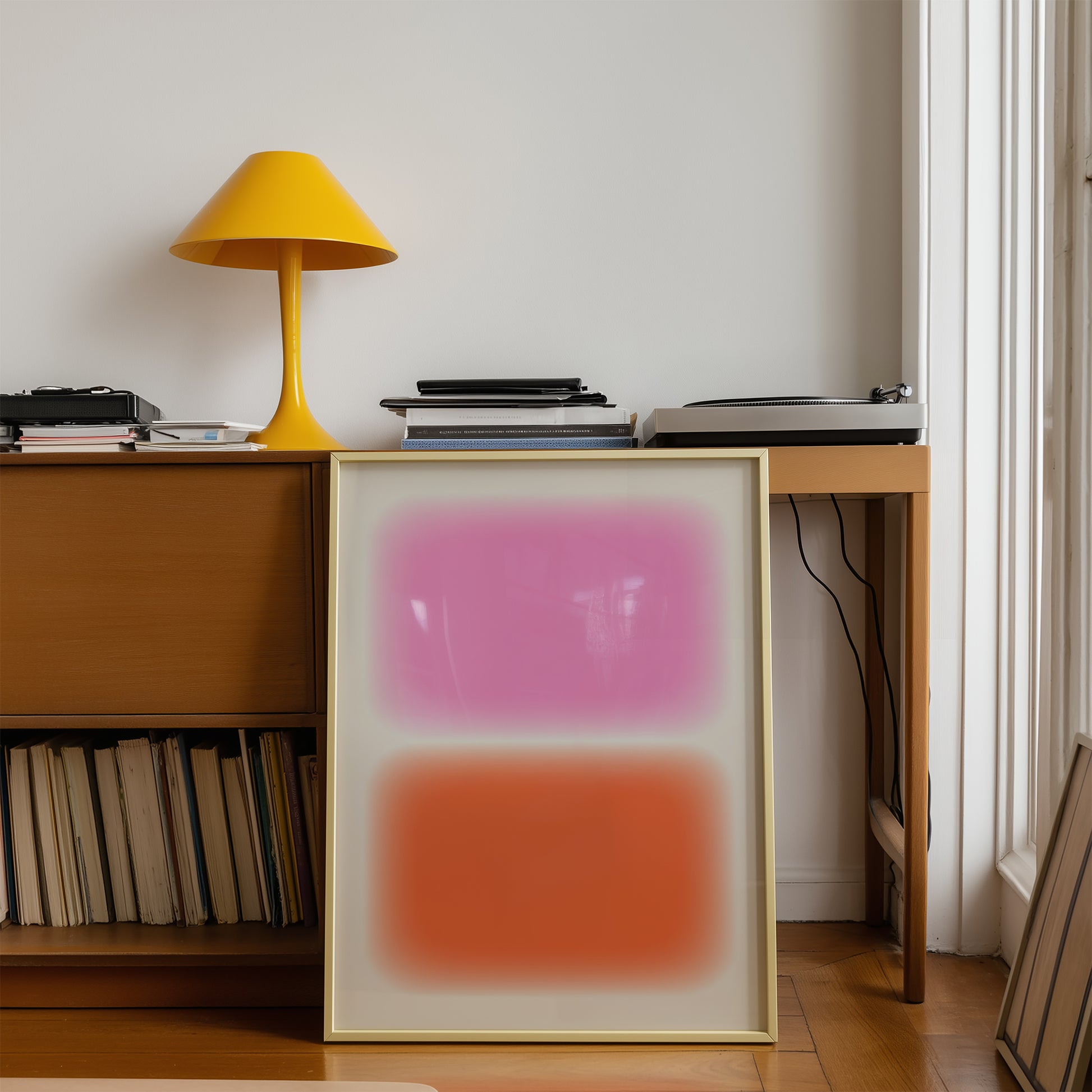 Abstract Color Block Wall Art