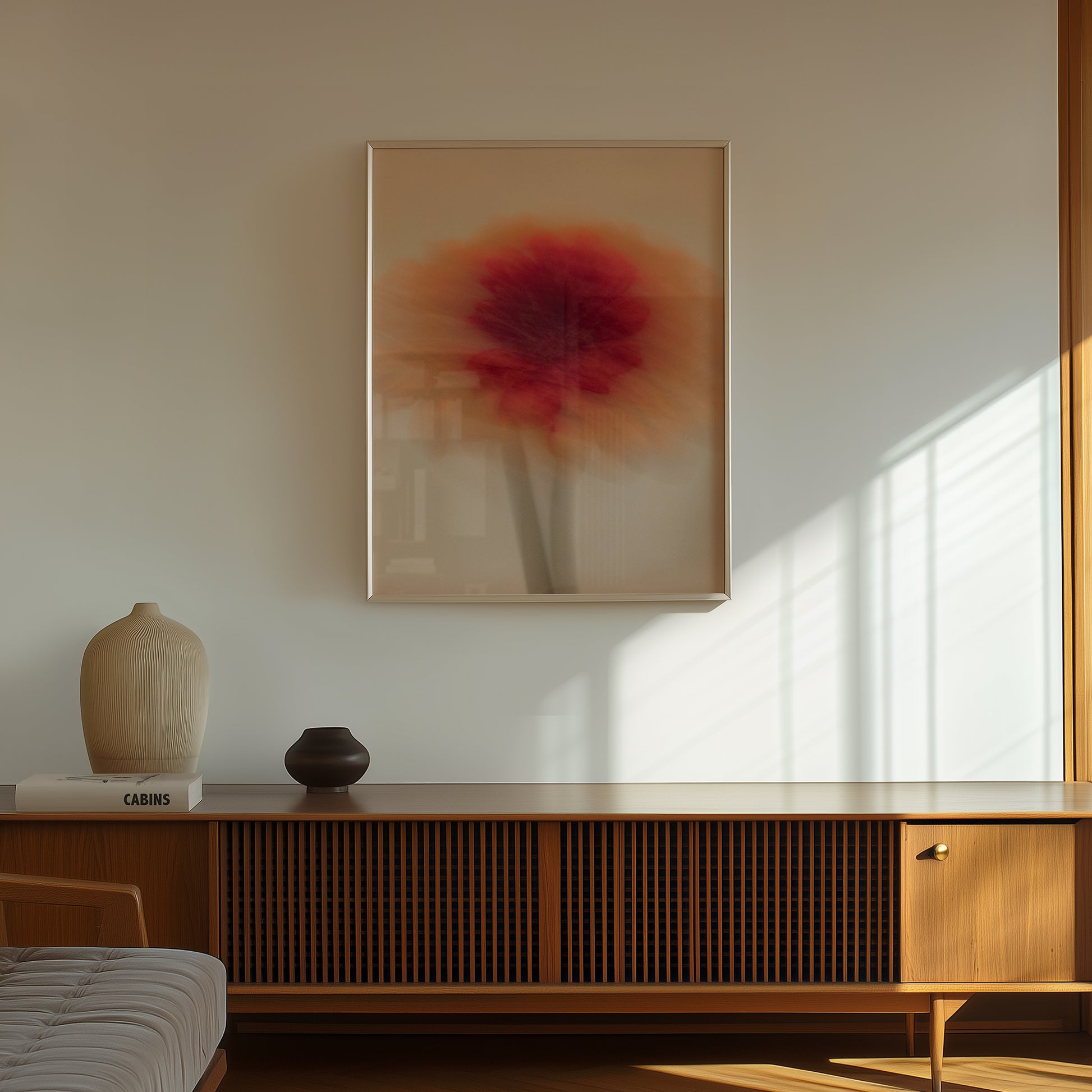 Dreamy Daisy – Abstract Floral Art Print