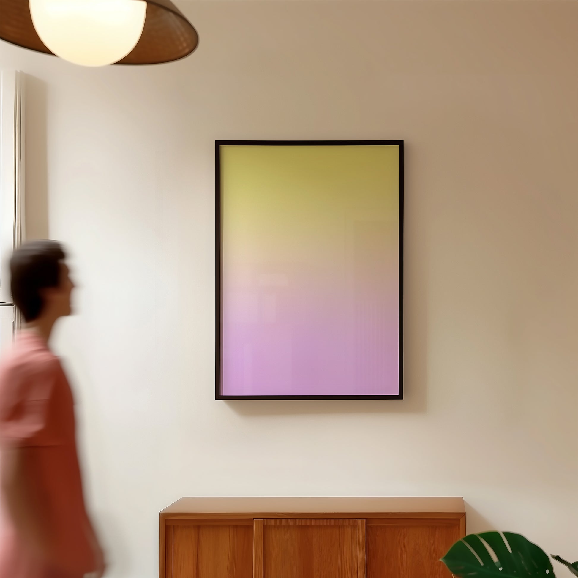 Soft Lavender Calming Artwork