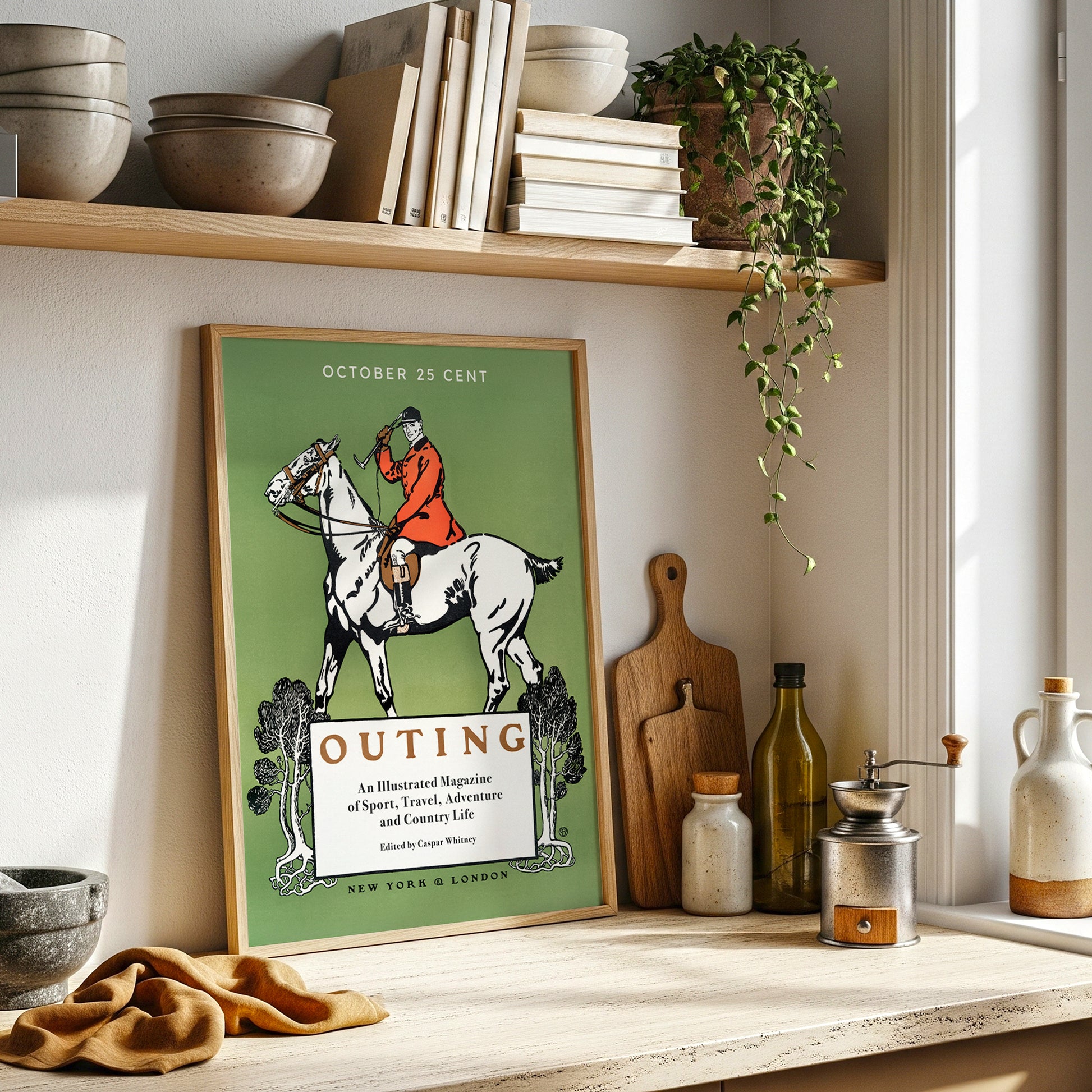 Vintage Horse Rider Magazine Cover Art (Digital Download)
