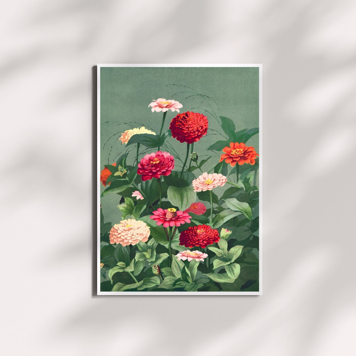 Vintage Floral Botanical Garden Print (Digital Download)