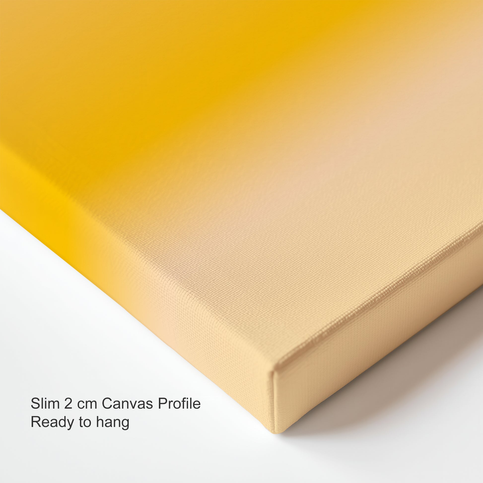 Sunlit Calm No. 01 | Yellow Abstract Art Print