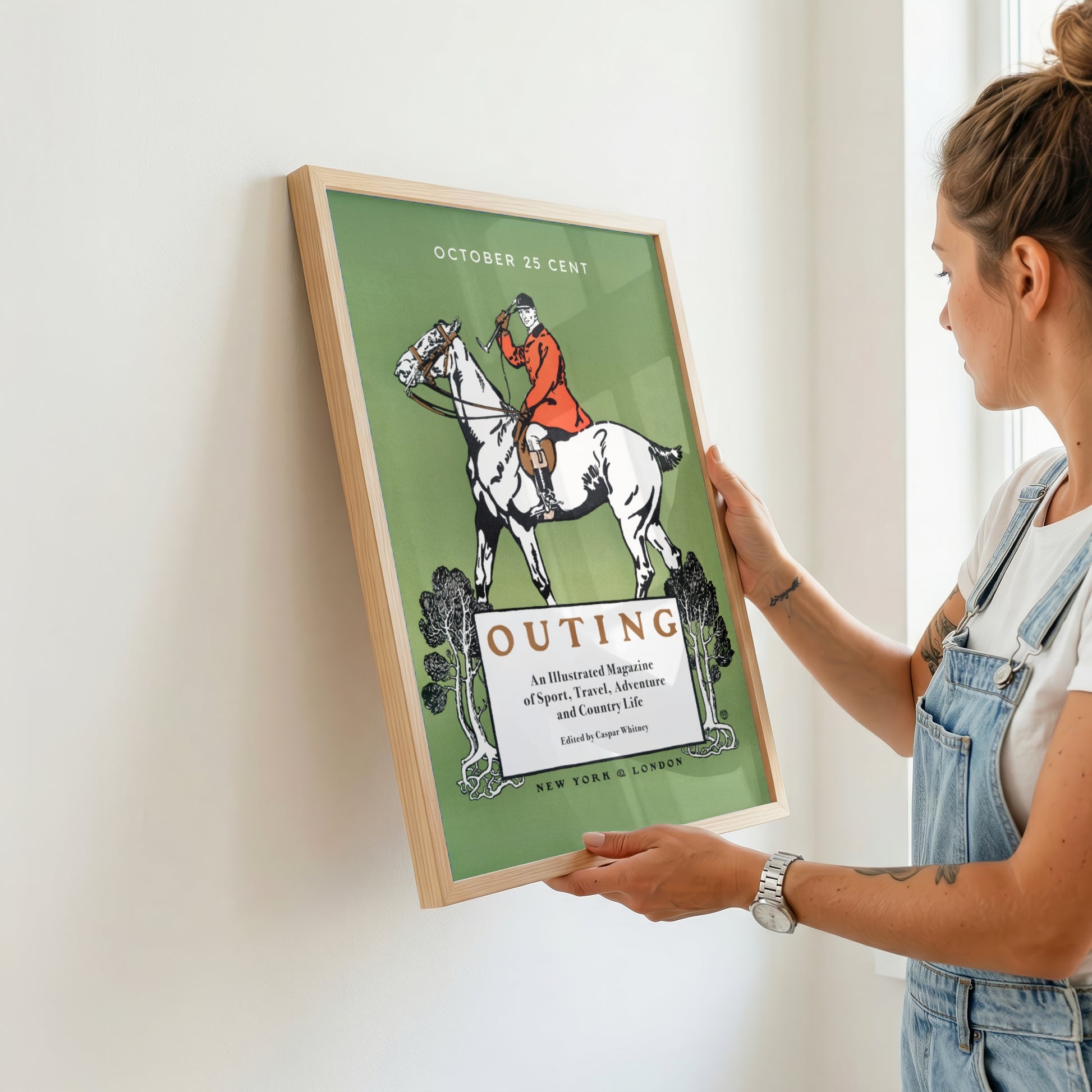 Vintage Horse Rider Magazine Cover Art (Digital Download)
