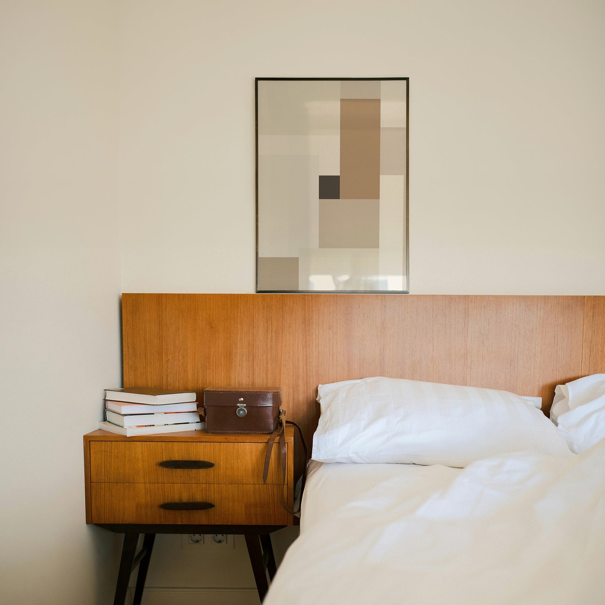 Quiet Structure: Neutral Geometric Art