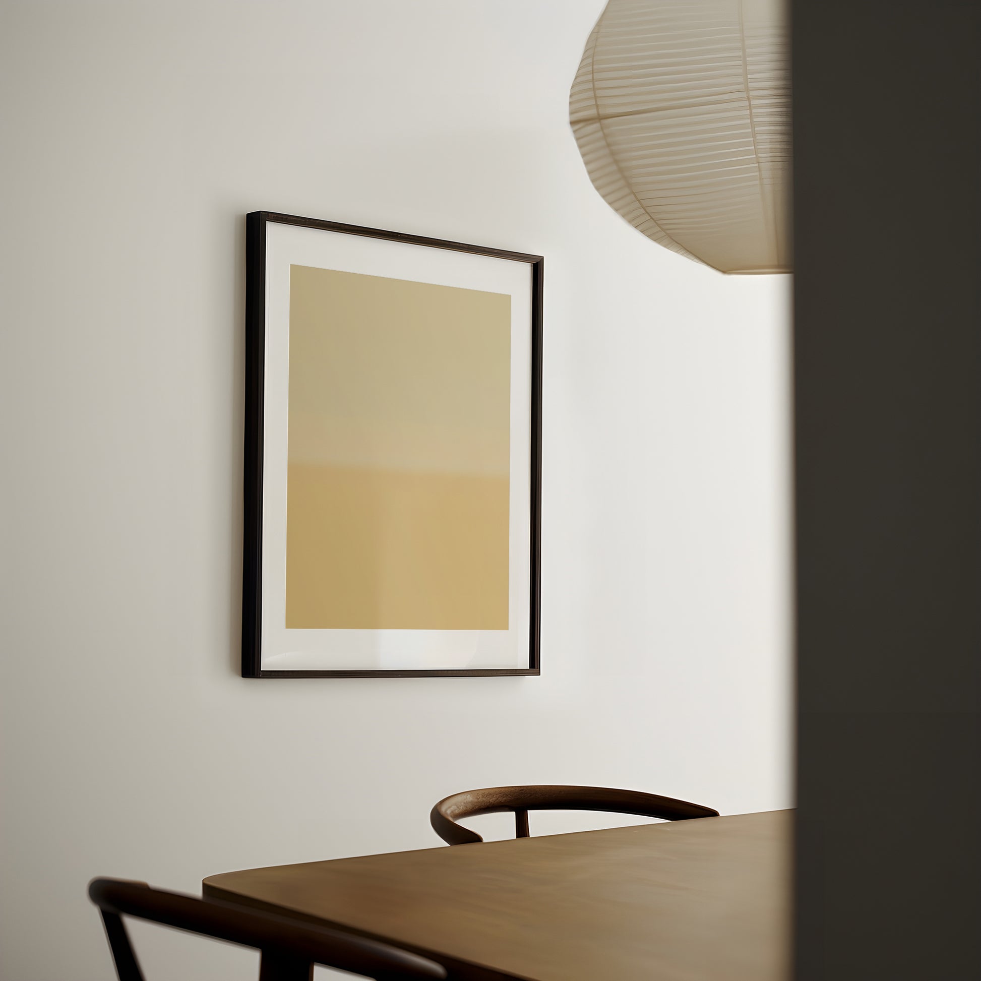 Amber Light | Minimalist Wall Art