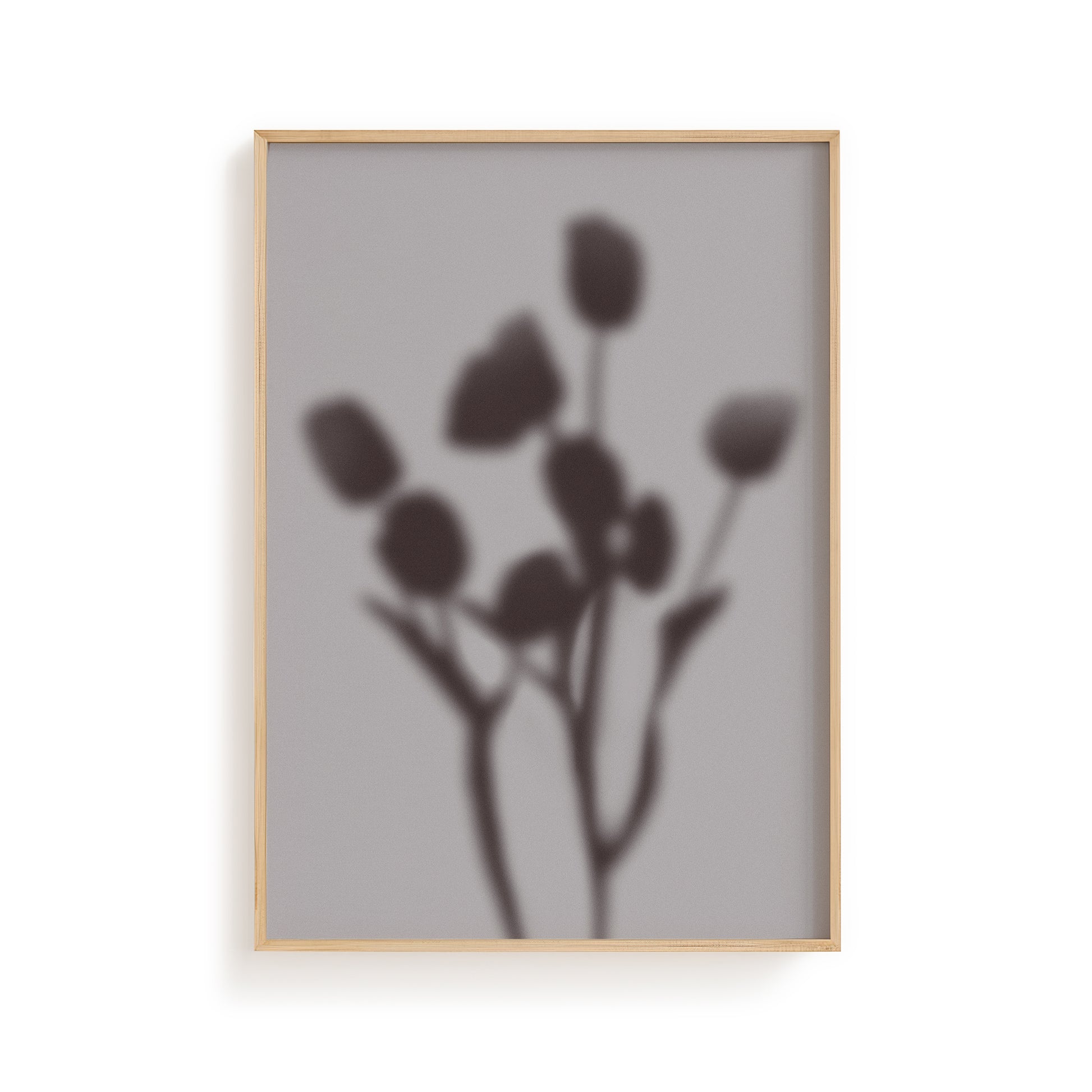 Botanical Silhouette Study - Moon