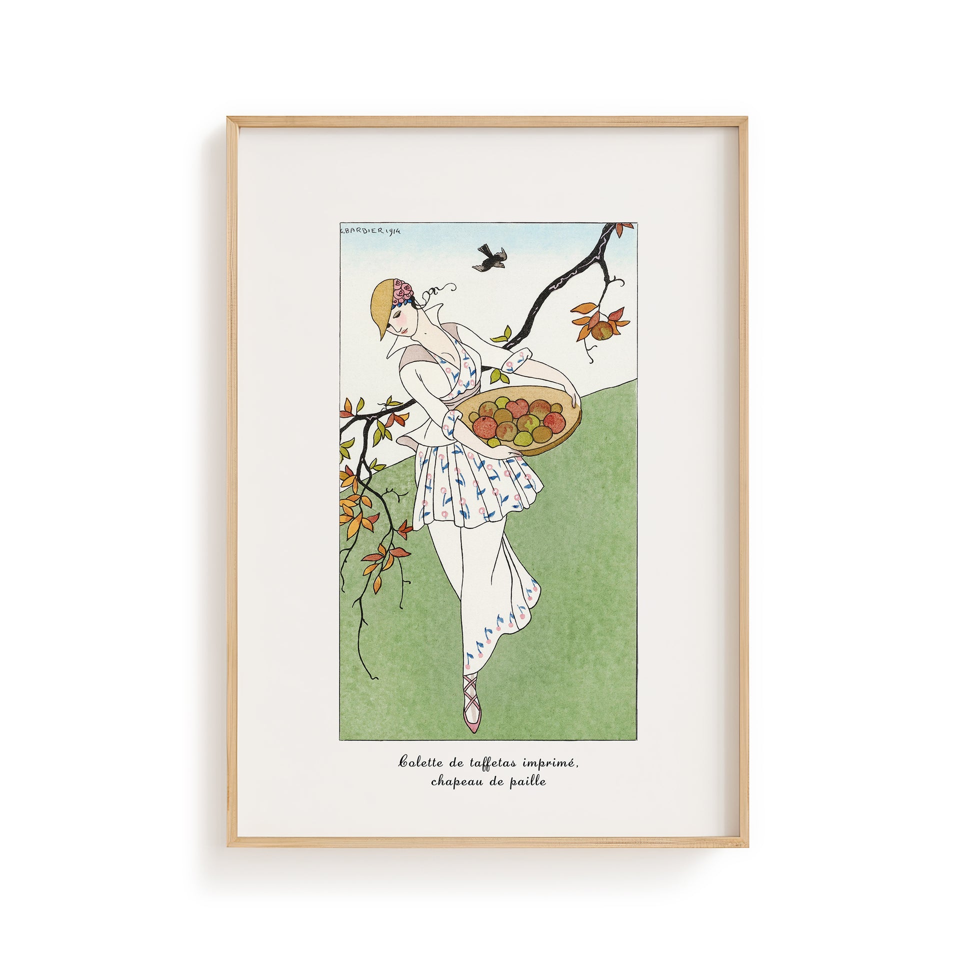 Vintage French Illustration Wall Art