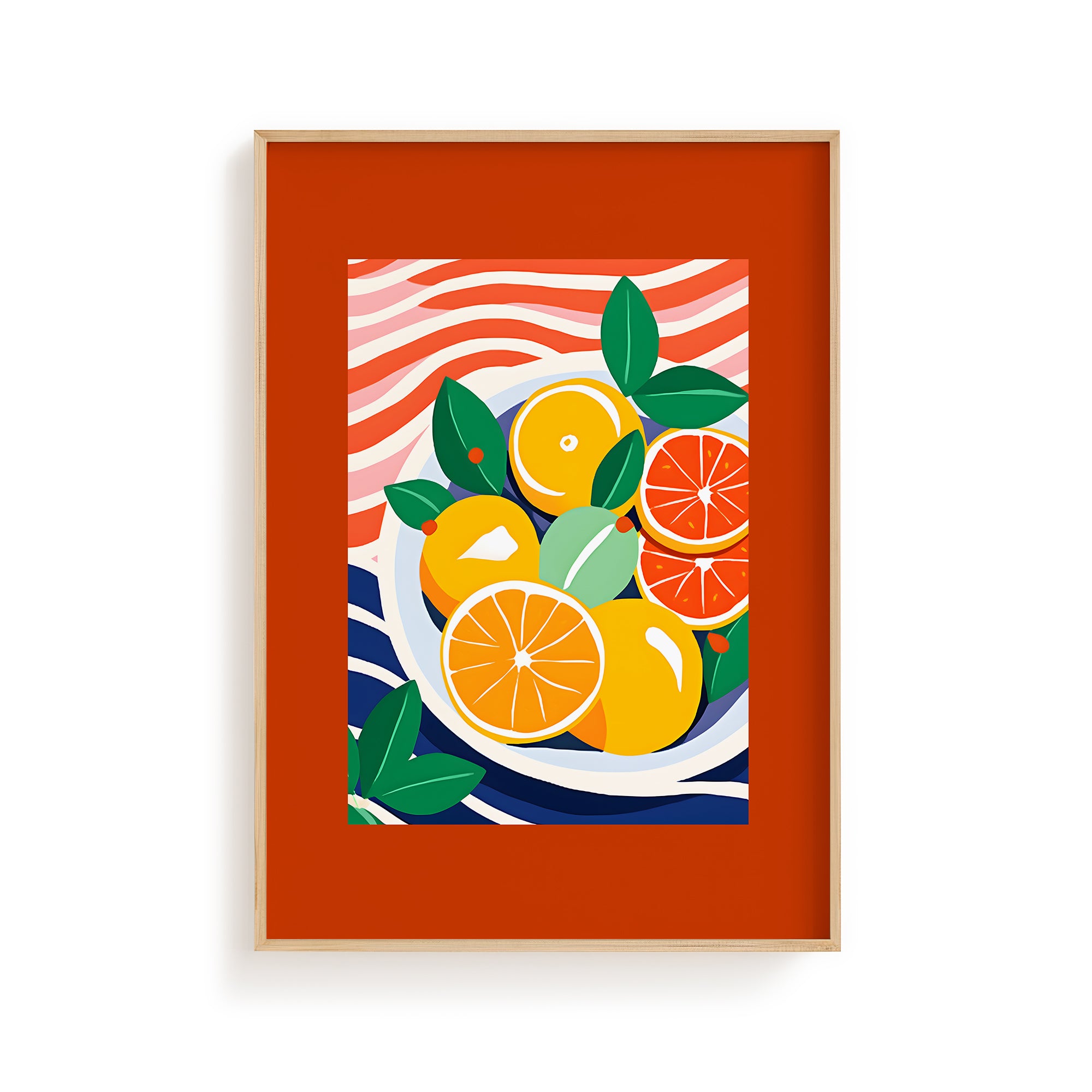 Colorful Mediterranean Kitchen Wall Decor