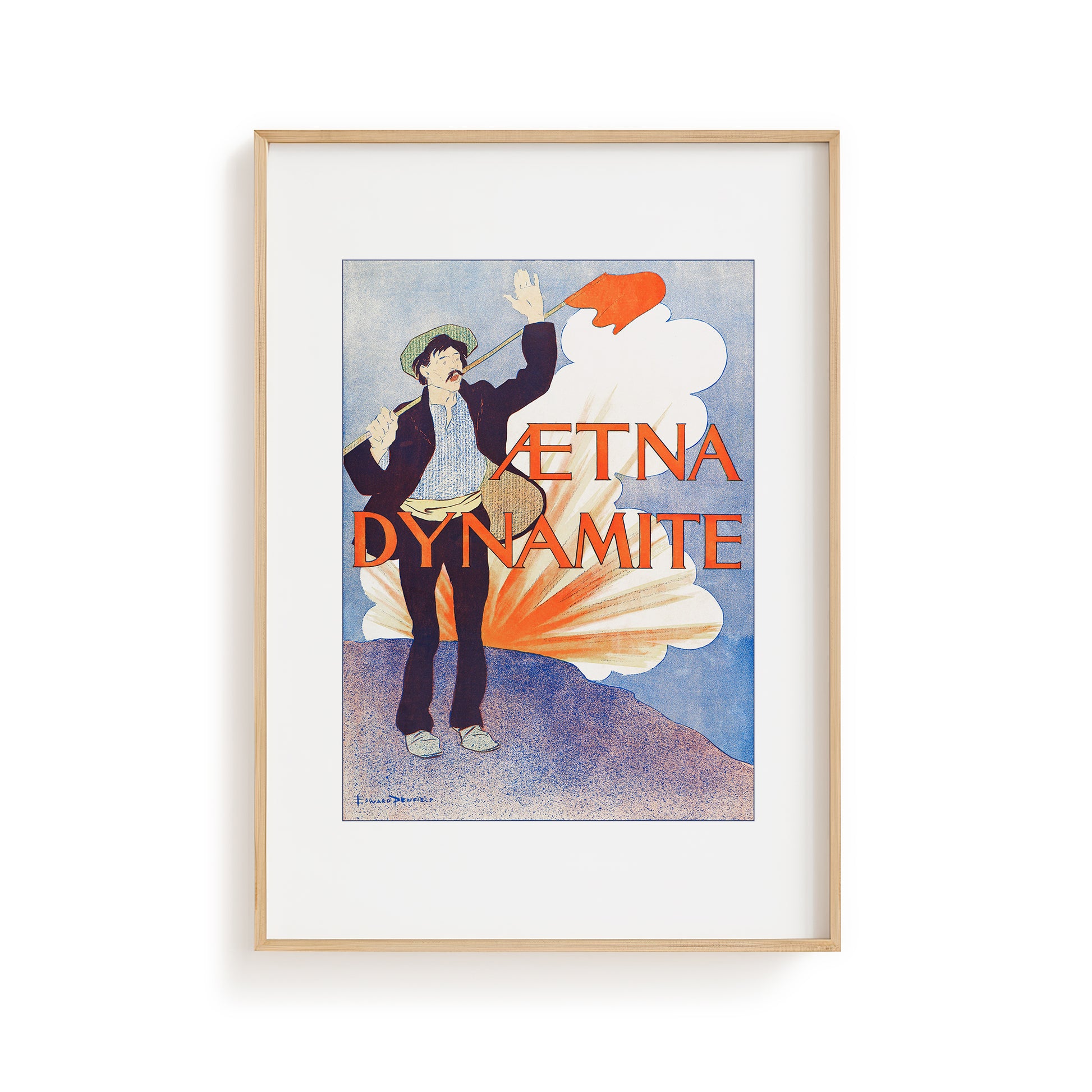 Vintage Dynamite Advertisement Poster