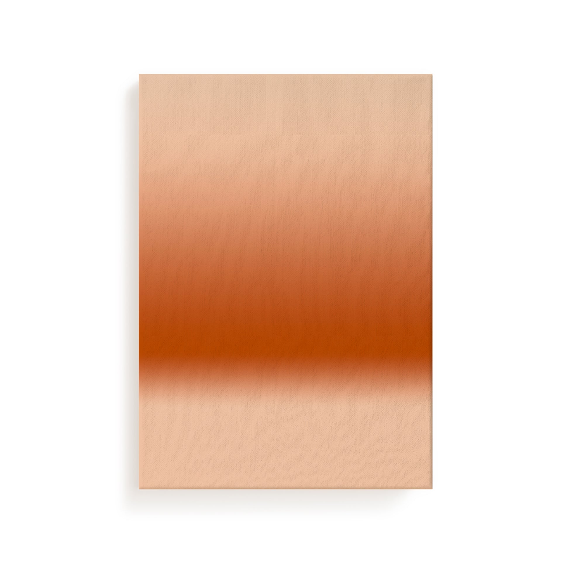 Terracotta Horizon | Brown Abstract Art Print