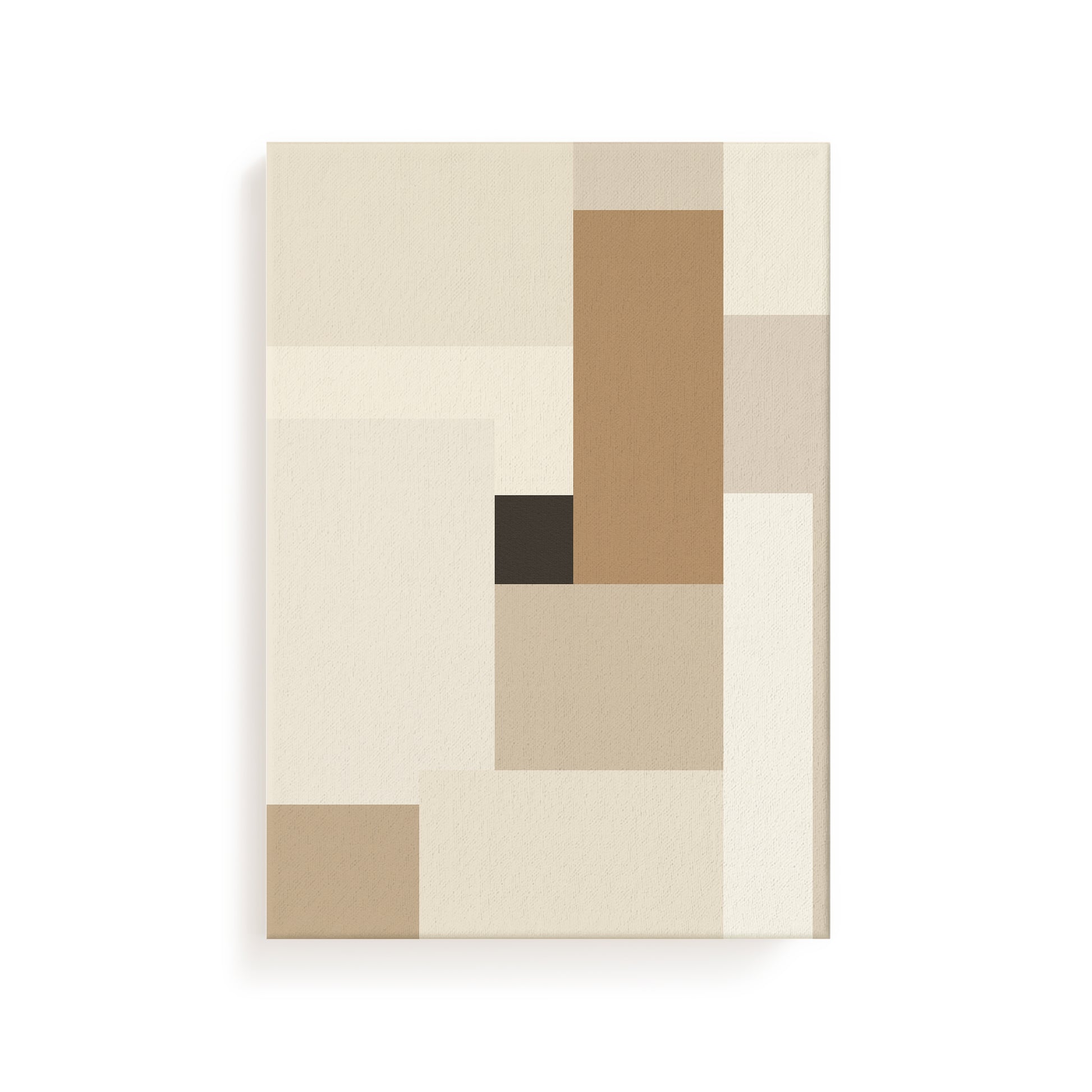 Quiet Structure: Neutral Geometric Art