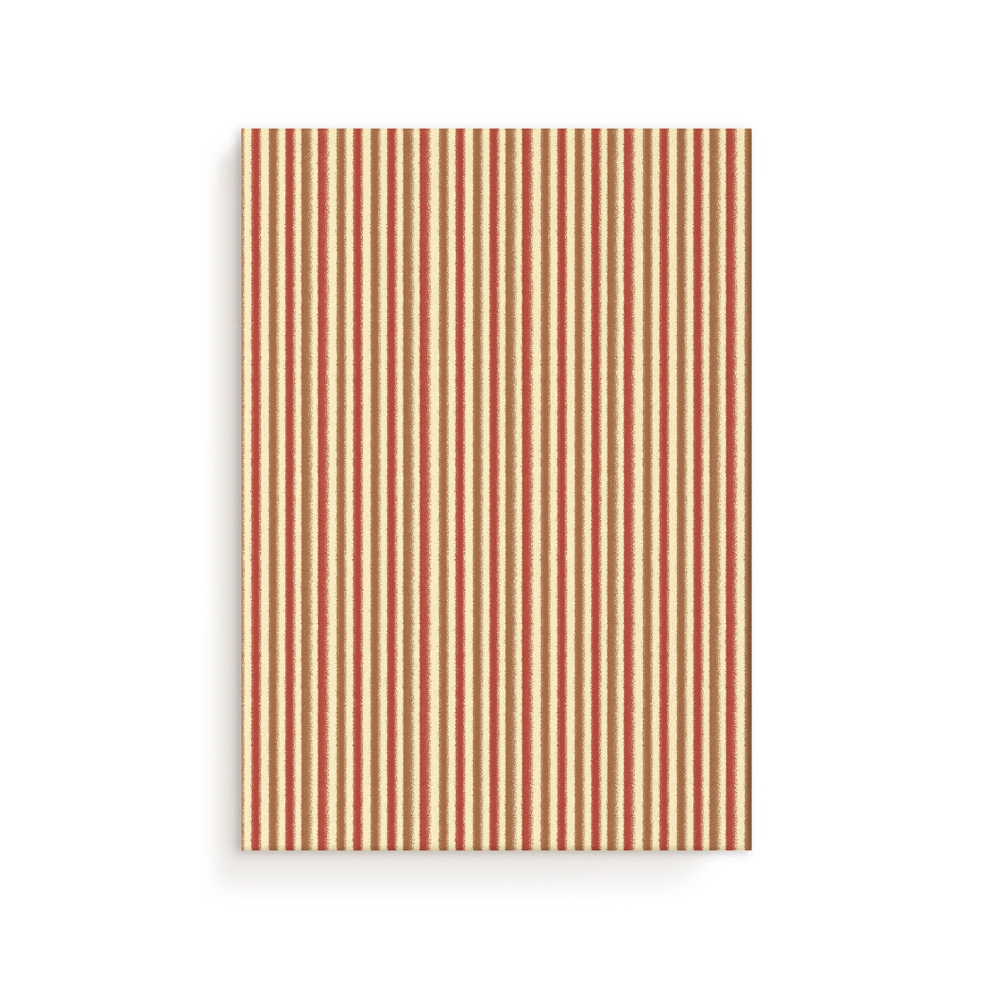 Terracotta Lines Minimalist Art Print