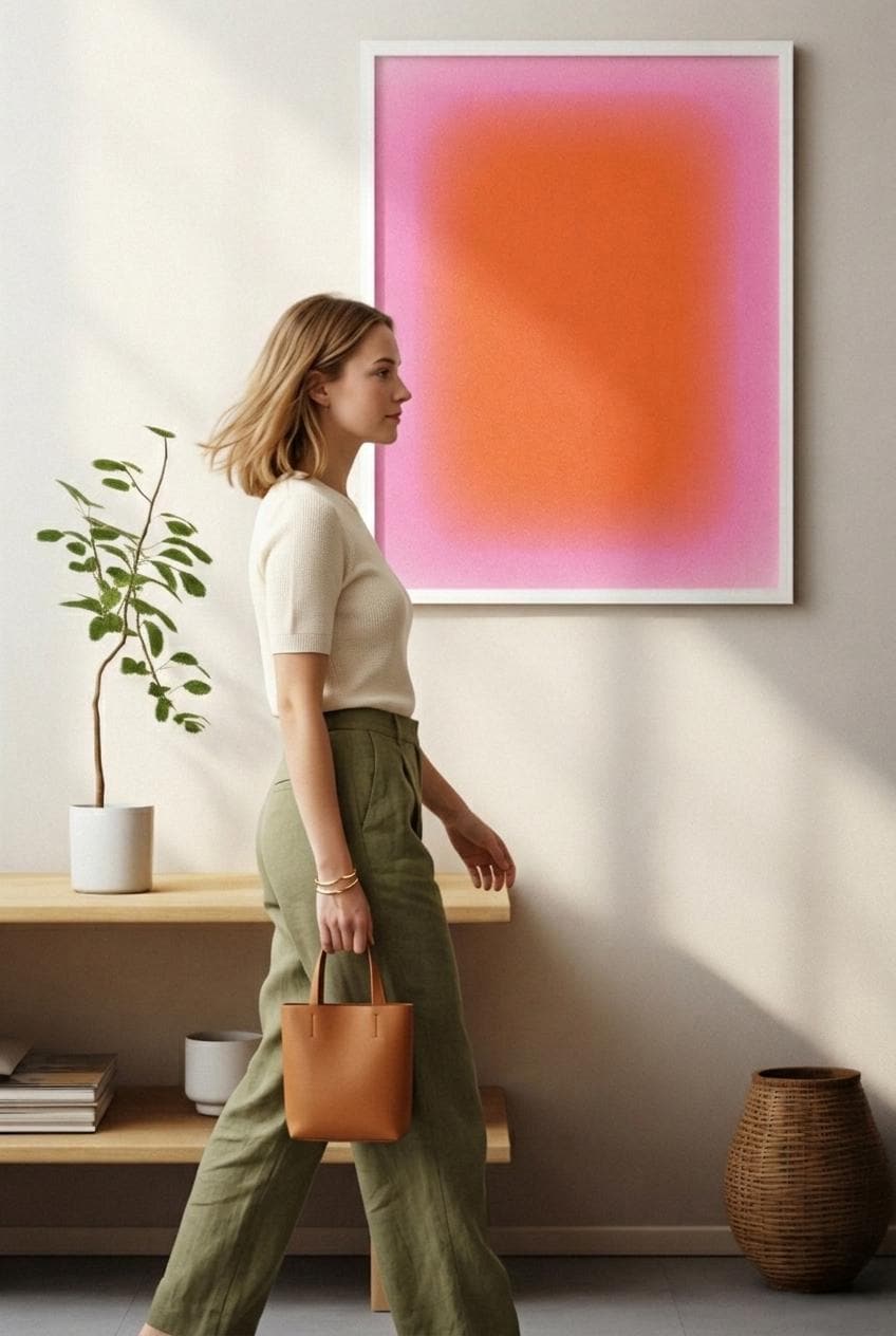 Gradient Abstract Wall Art Print (Digital Download)