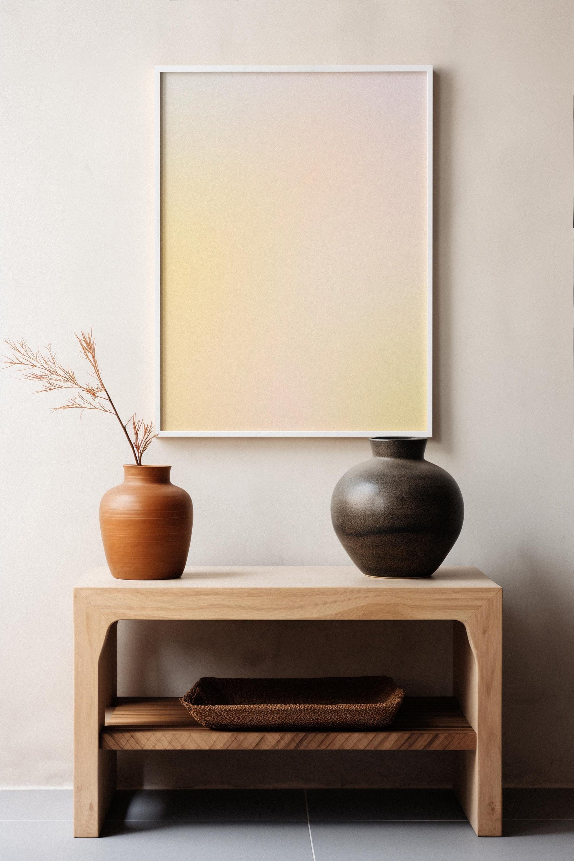 Neutral Beige Abstract Poster (Digital Download)