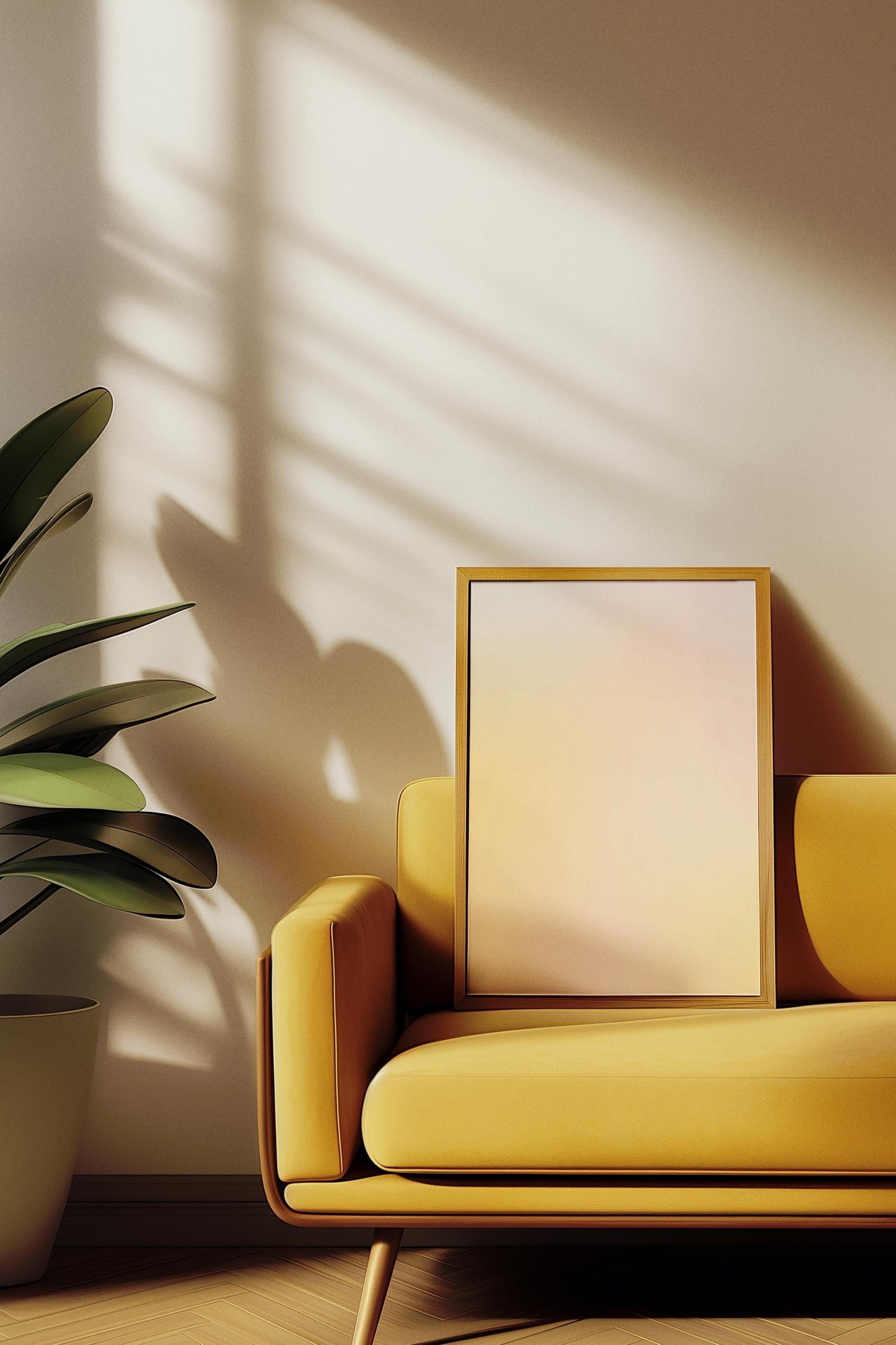 Neutral Beige Abstract Poster (Digital Download)