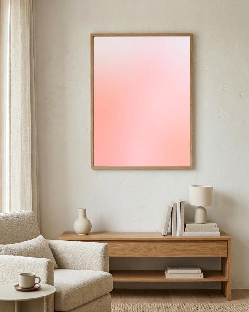 Sunset Gradient Abstract Wall Art (Digital Download)