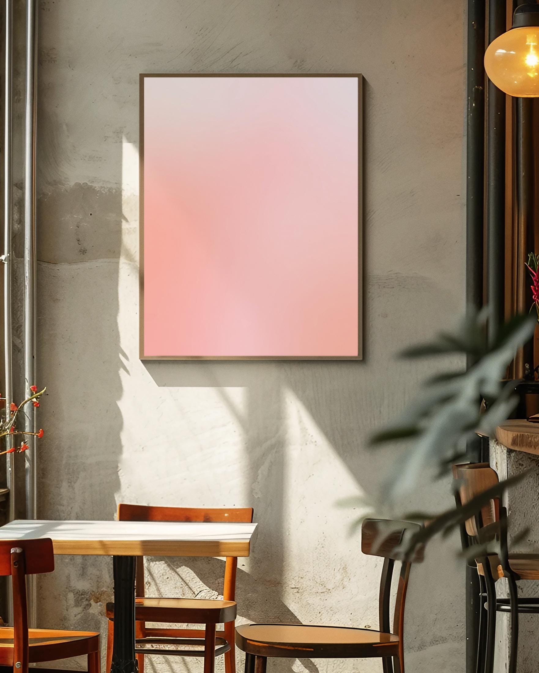 Sunset Gradient Abstract Wall Art (Digital Download)