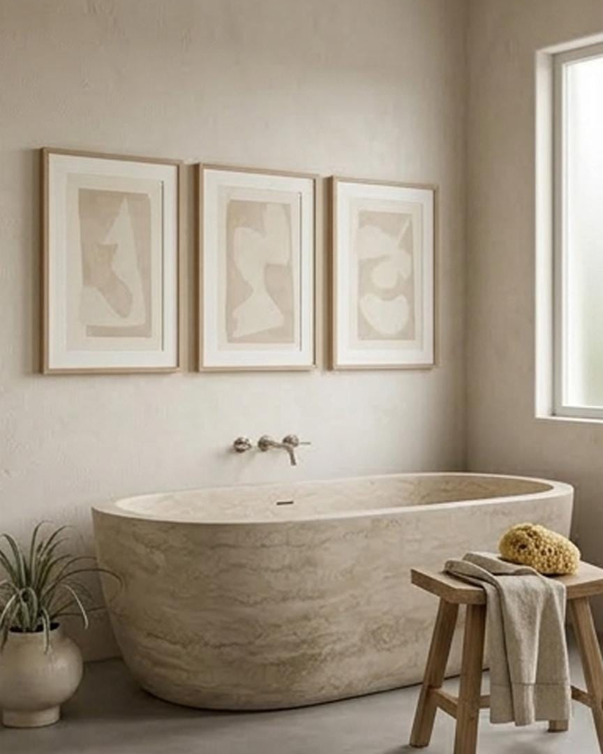 Beige Japandi Gallery Wall Art (Digital Download)