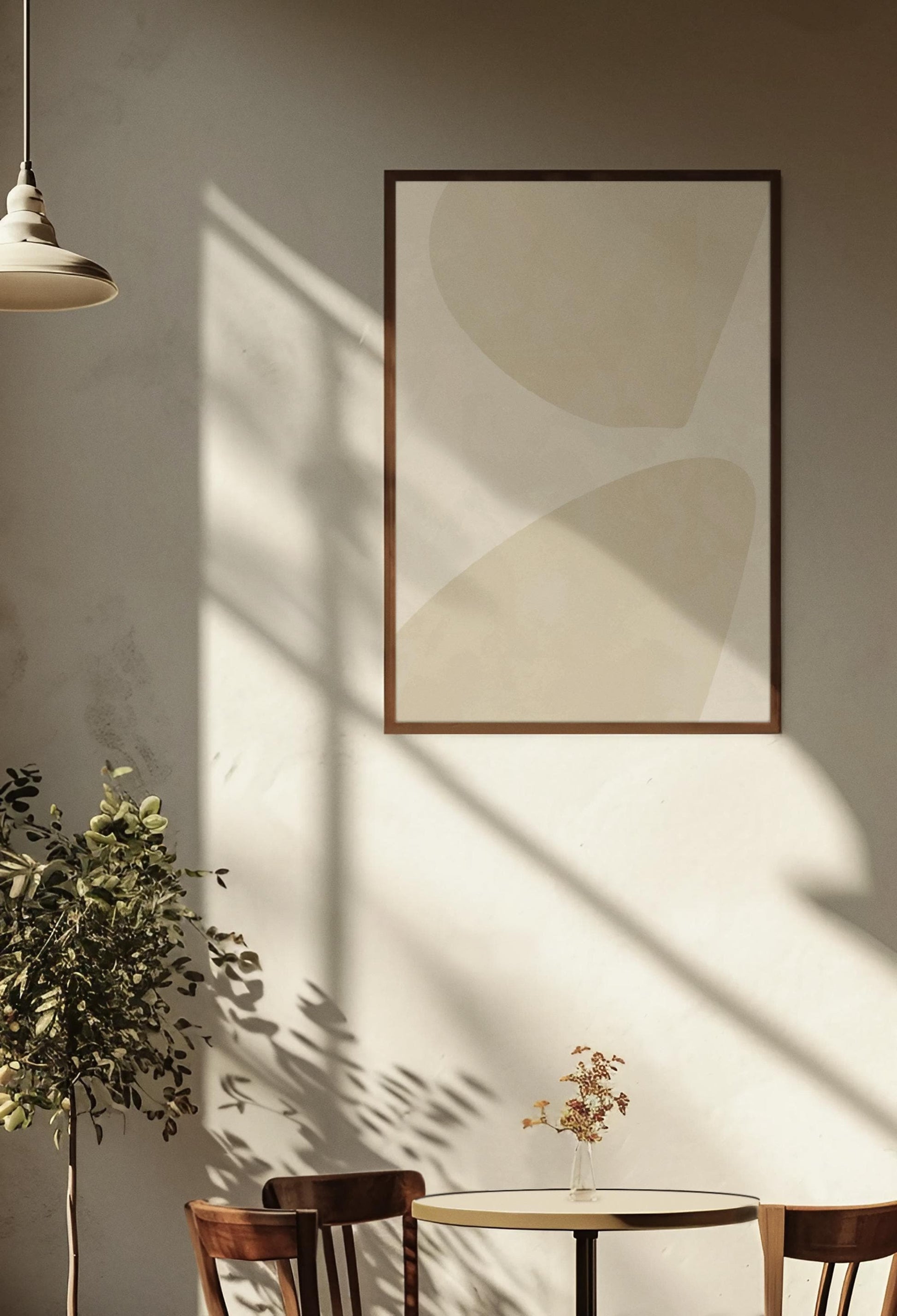 Neutral Abstract Wall Art Set of 2 (Digital Download)