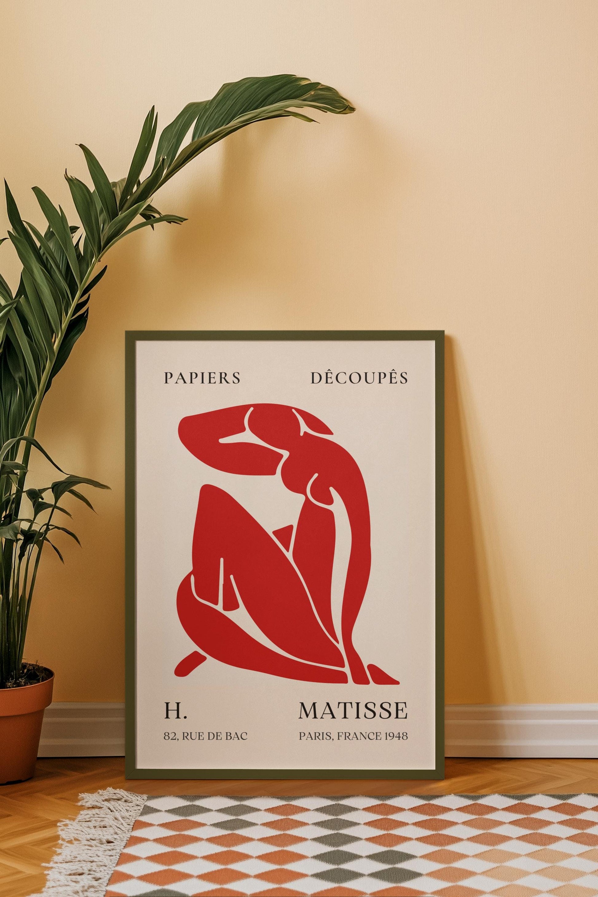 Matisse Inspired Modern Wall Art (Digital Download)