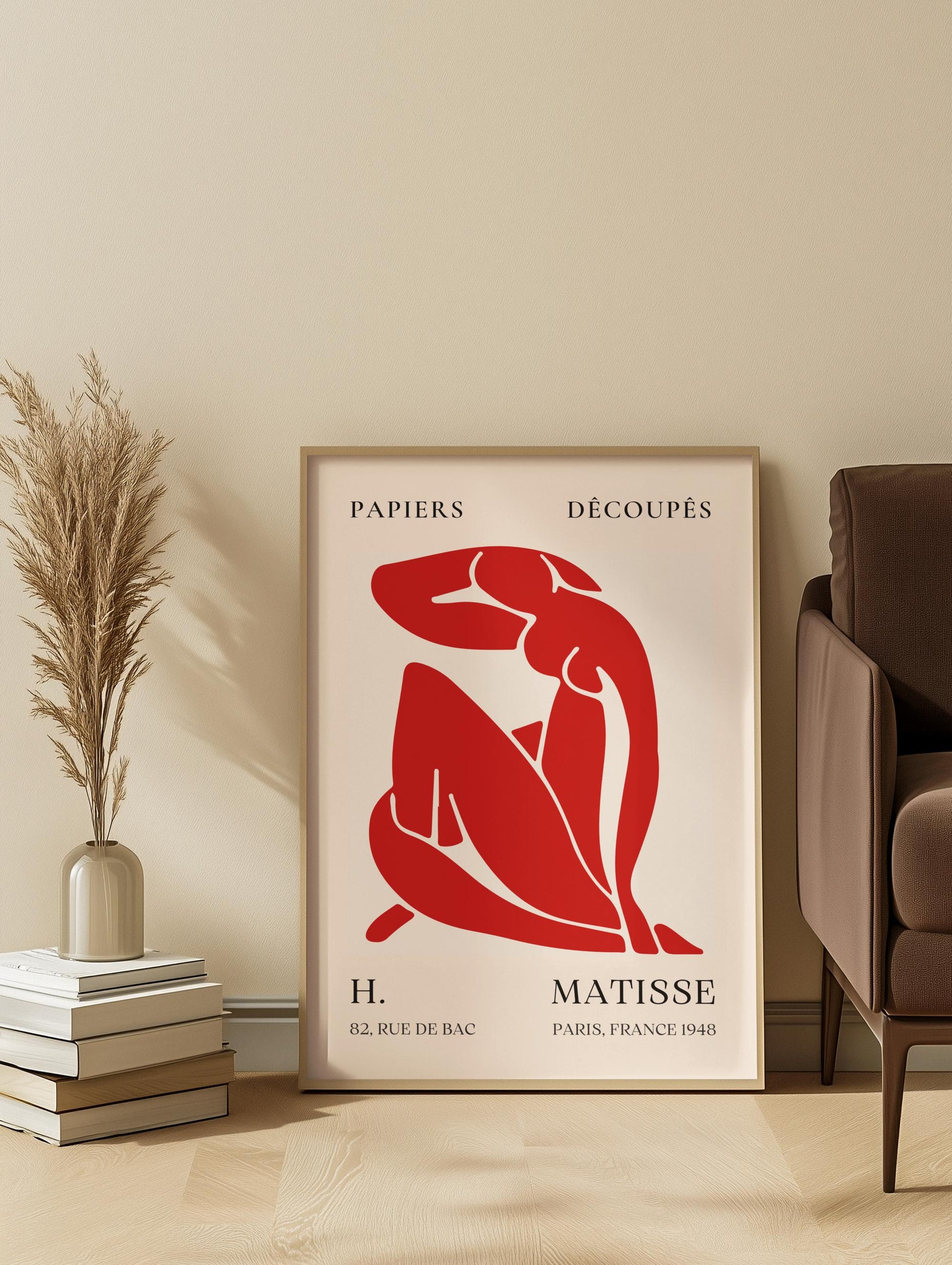 Matisse Inspired Modern Wall Art (Digital Download)