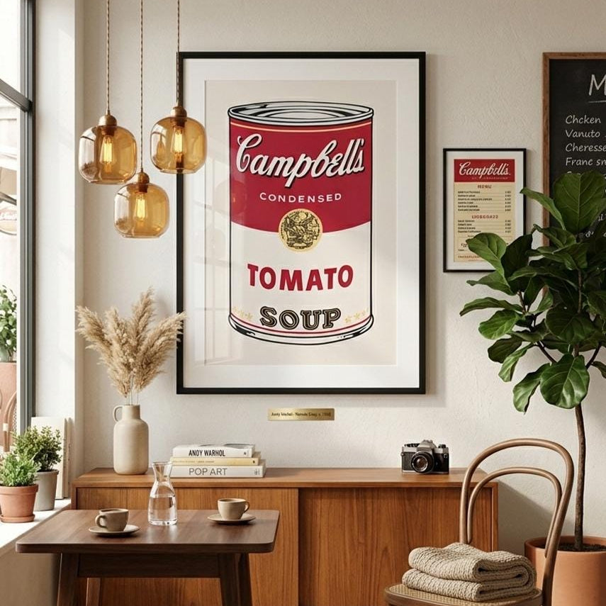Campbell's Tomato Soup Pop Art Print (Digital Download)