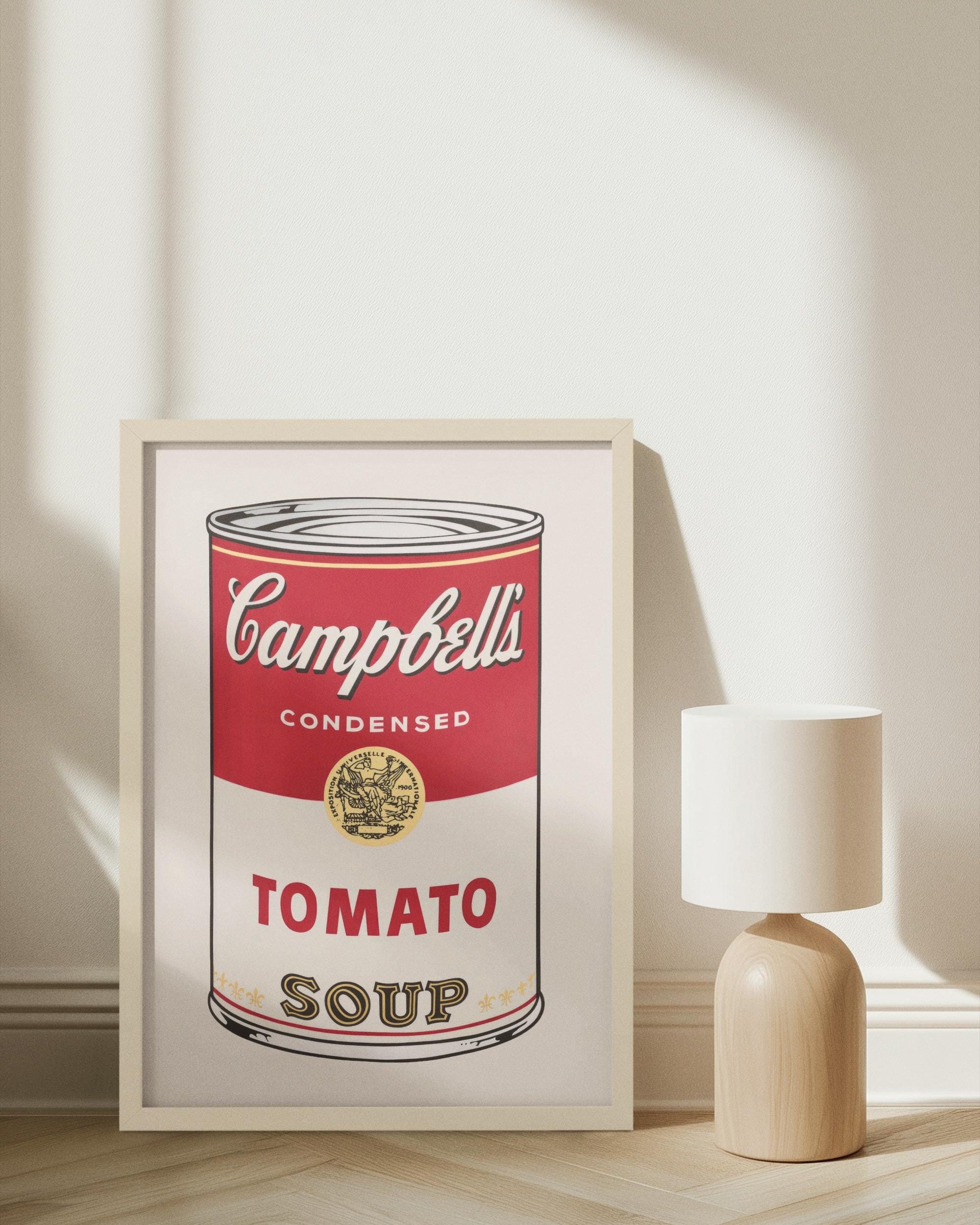 Campbell's Tomato Soup Pop Art Print (Digital Download)