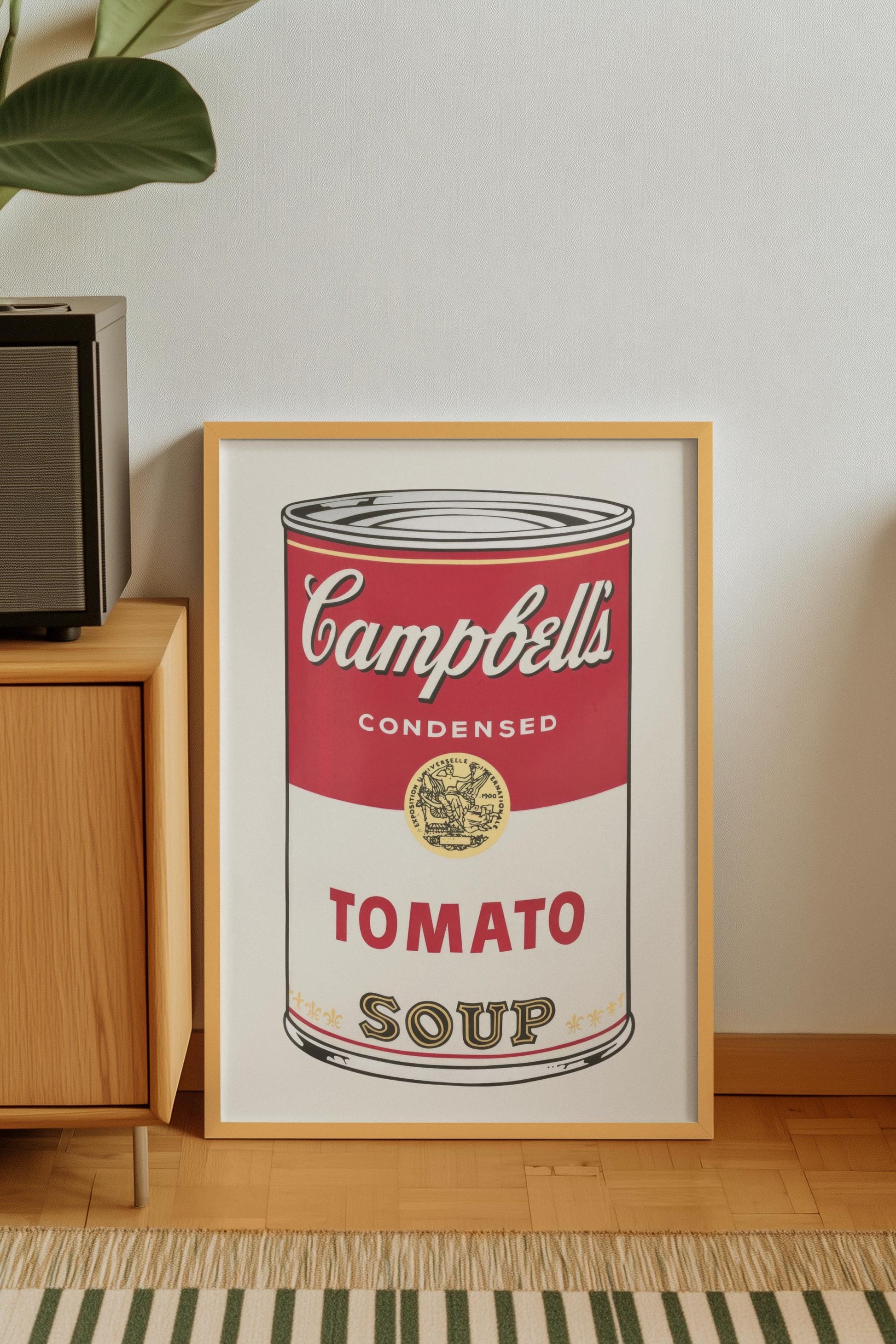 Campbell's Tomato Soup Pop Art Print (Digital Download)