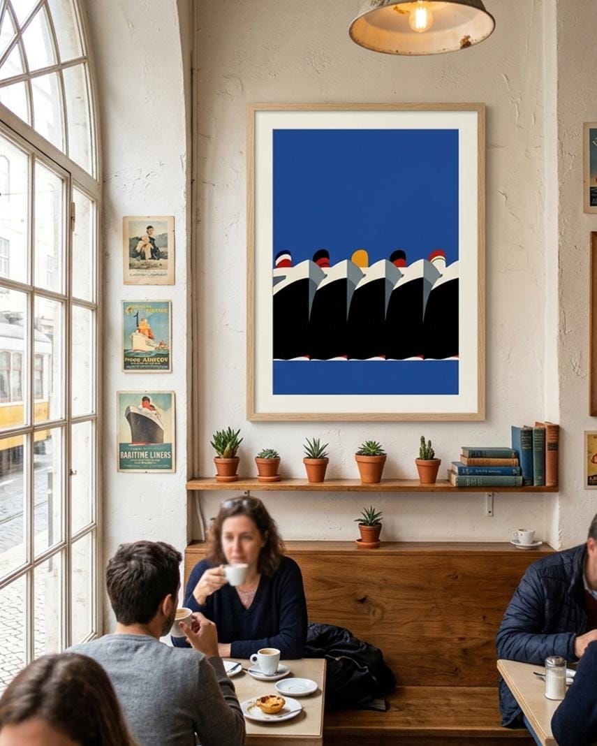 Maritime Liners Print (Digital Download)