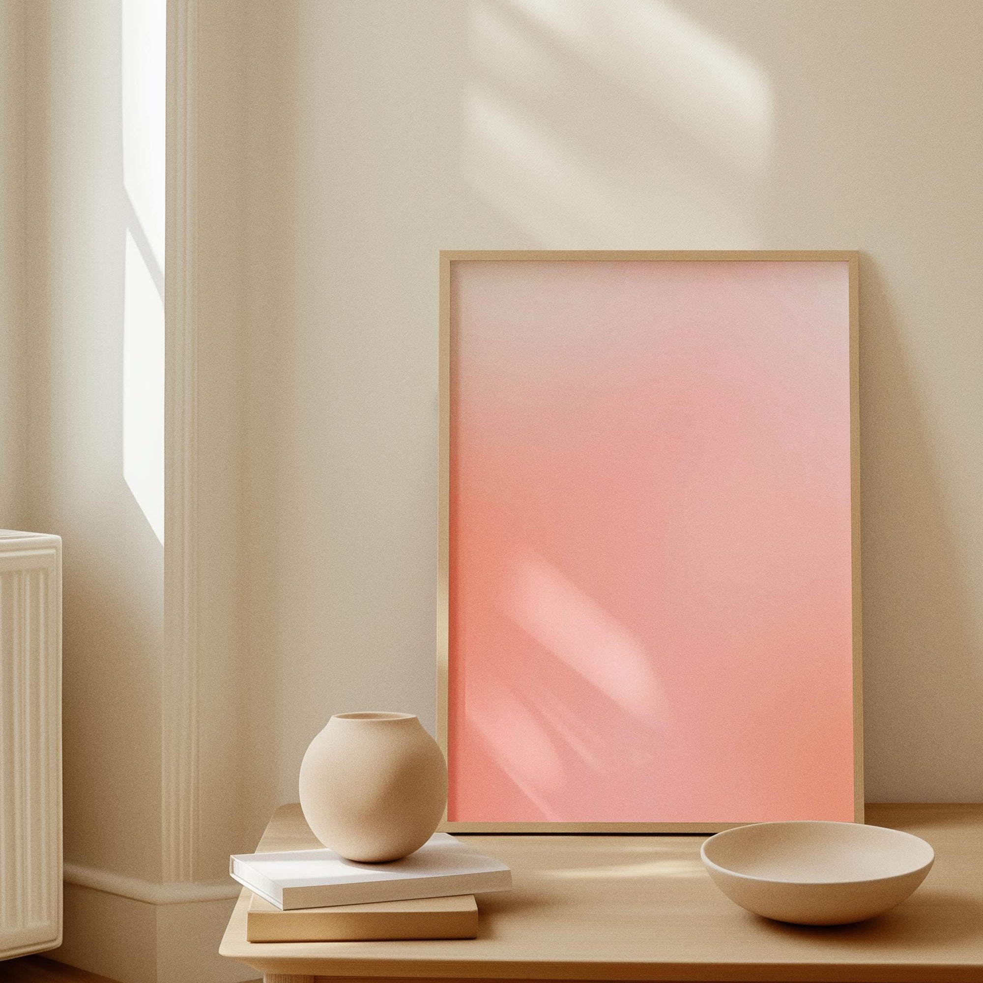 Sunset Gradient Abstract Wall Art (Digital Download)