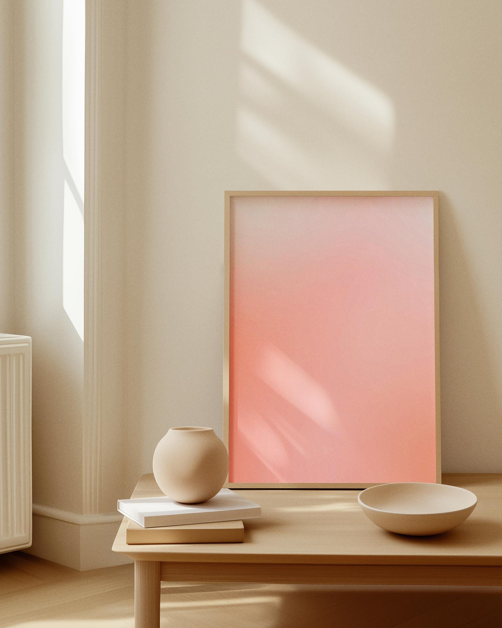 Sunset Gradient Abstract Wall Art (Digital Download)