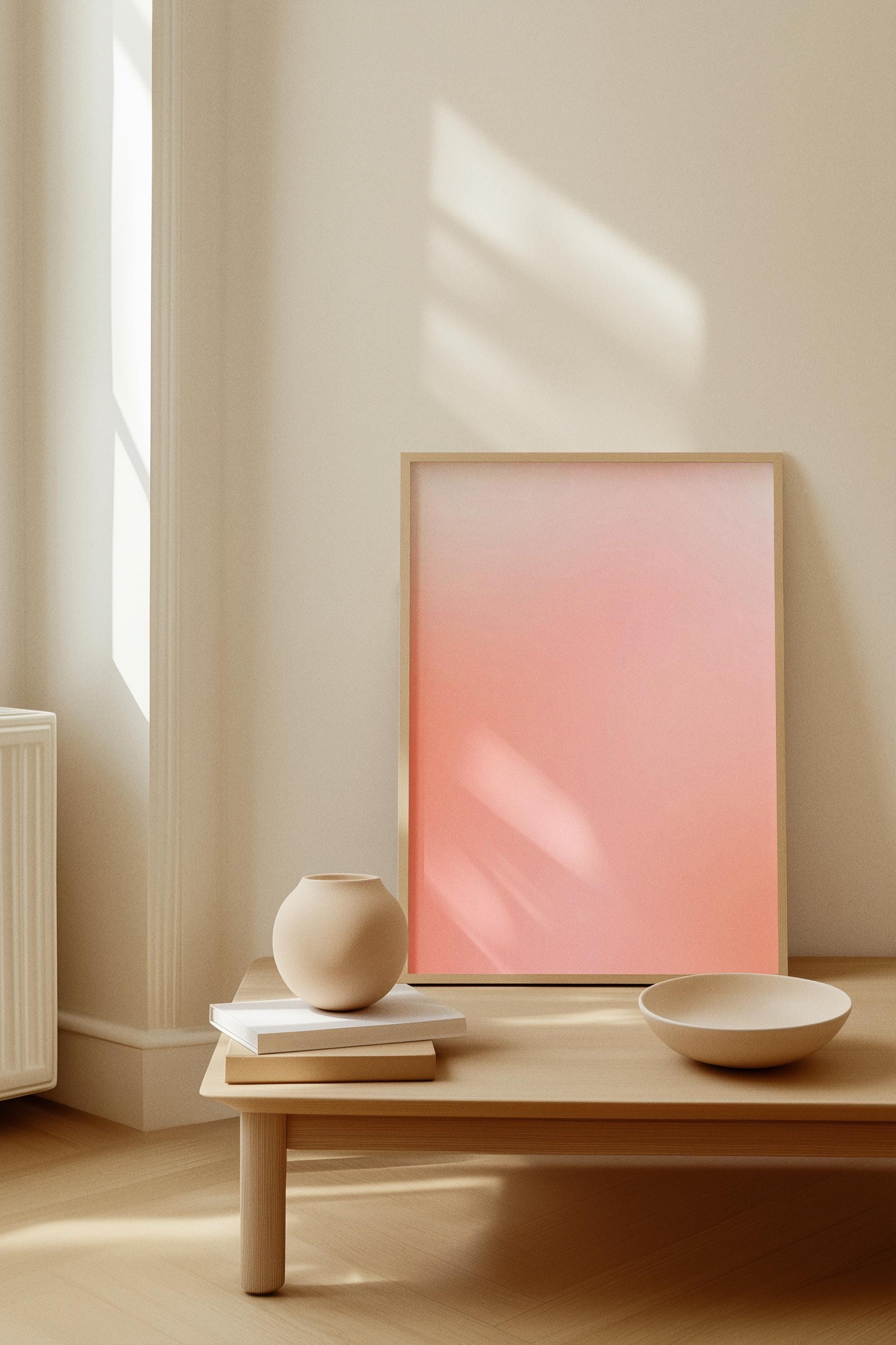 Sunset Gradient Abstract Wall Art (Digital Download)