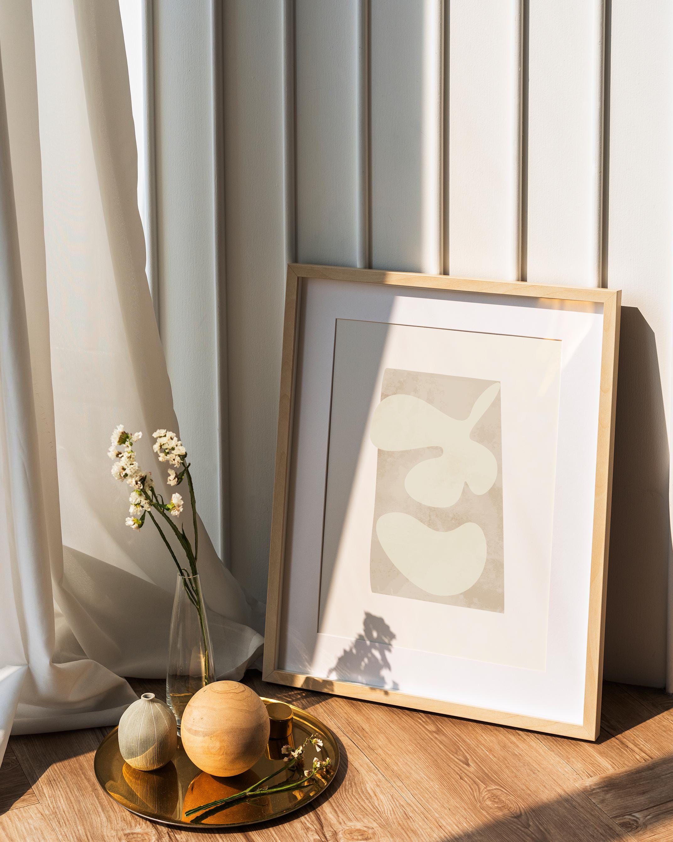 Neutral Organic Abstract Matisse Print (Digital Download)