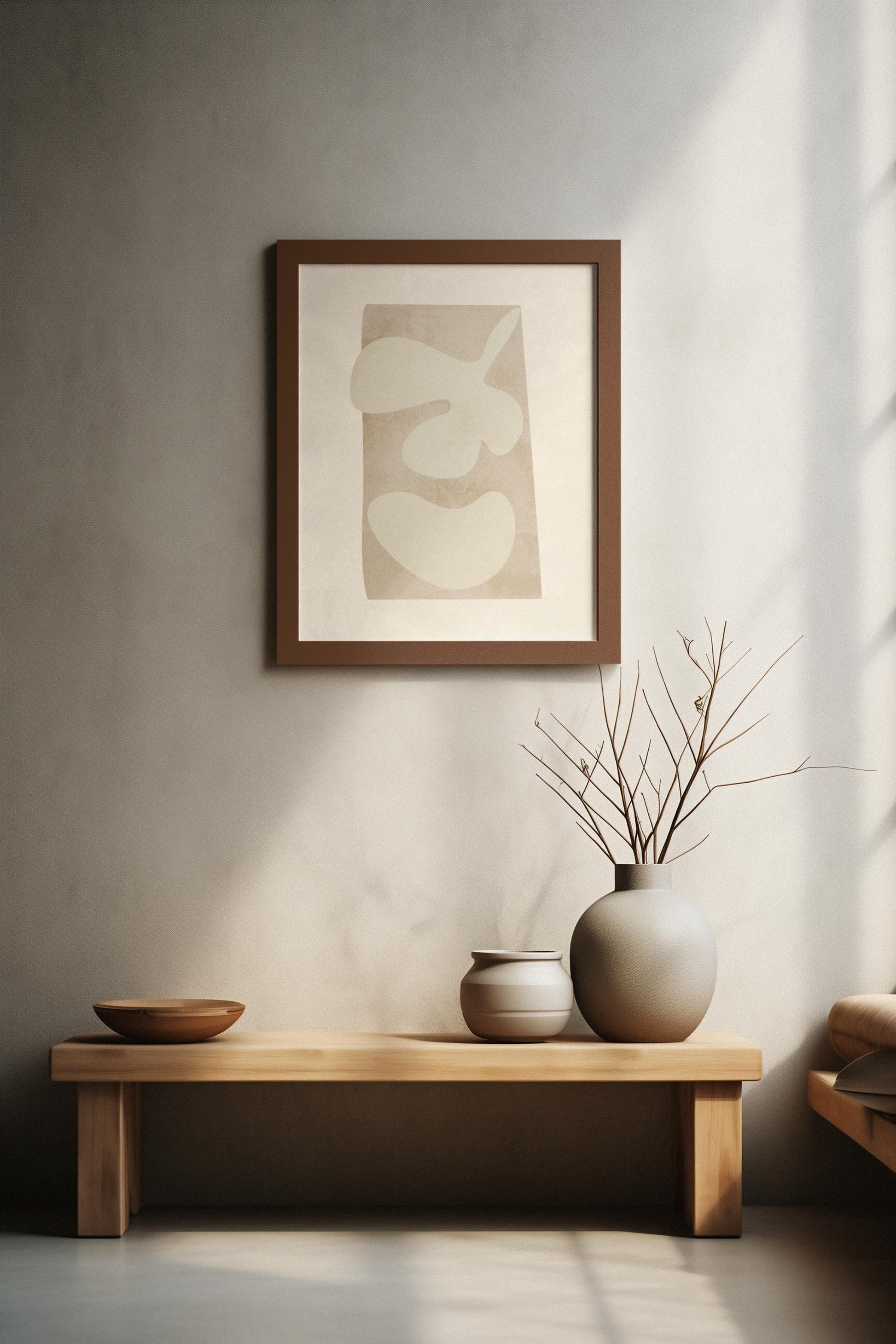 Neutral Organic Abstract Matisse Print (Digital Download)
