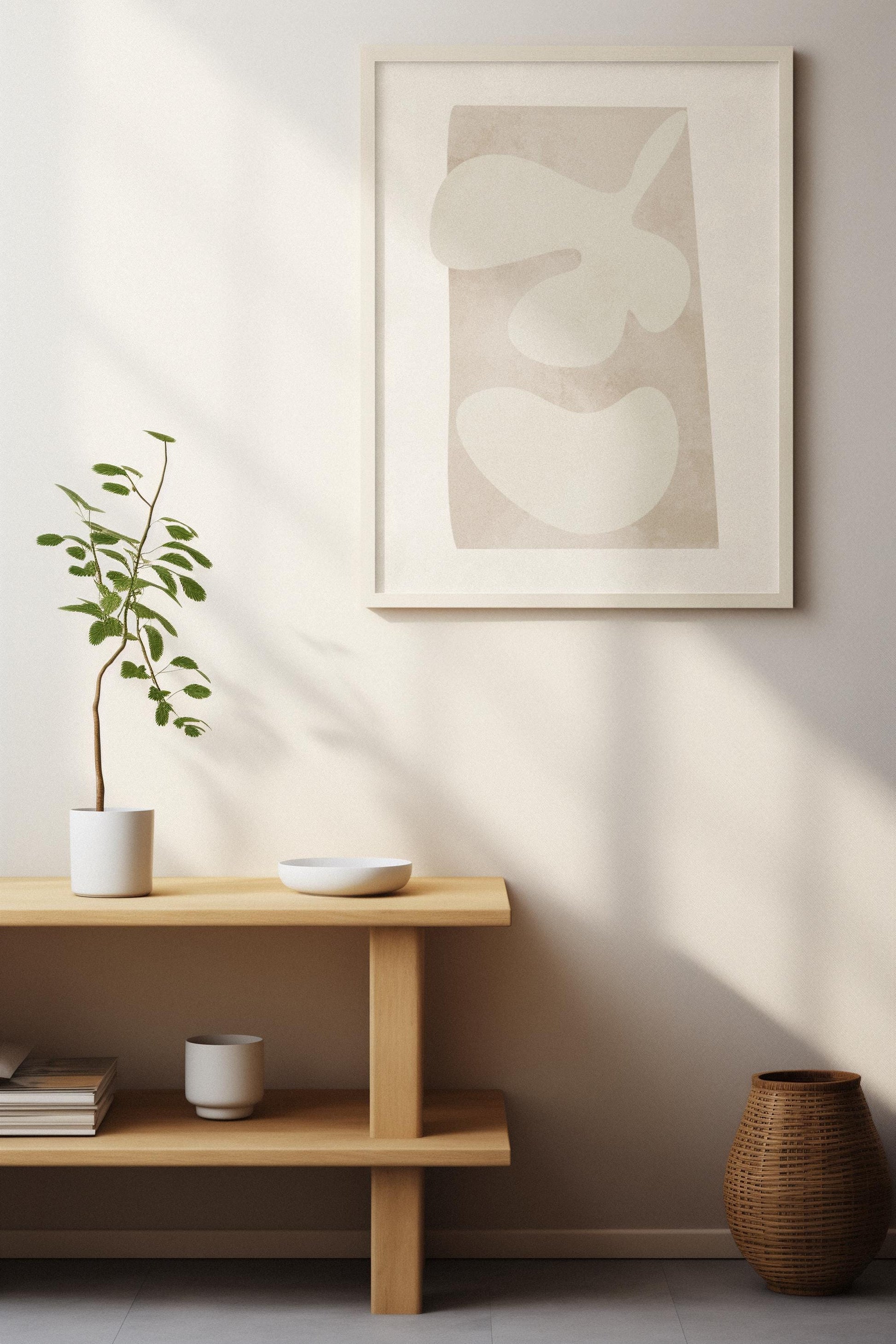 Neutral Organic Abstract Matisse Print (Digital Download)