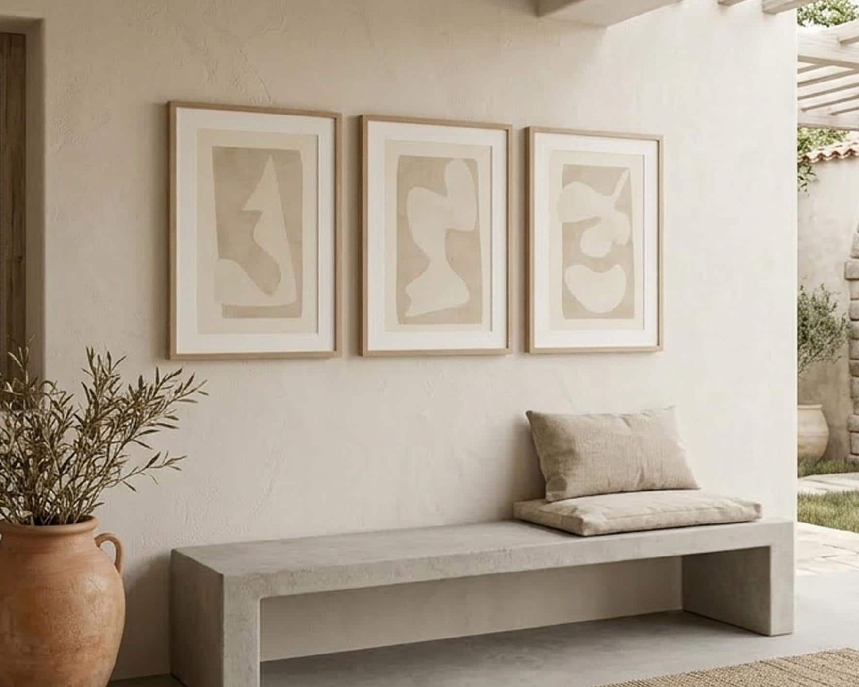 Beige Japandi Gallery Wall Art (Digital Download)