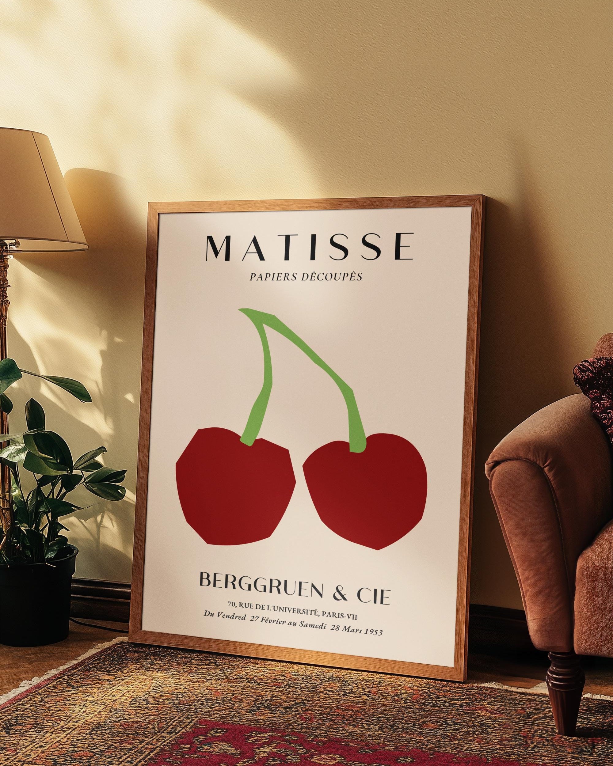 Matisse Inspired Cherry Print (Digital Download)