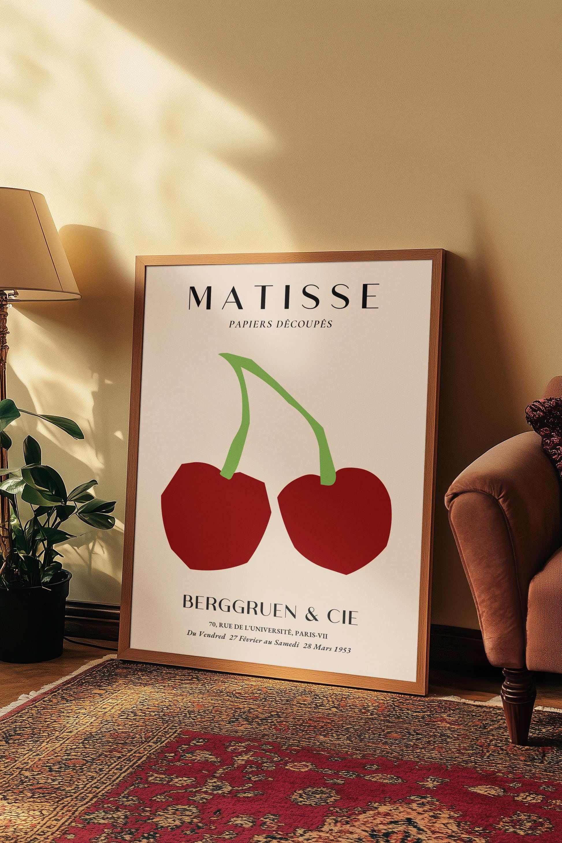 Matisse Inspired Cherry Print (Digital Download)
