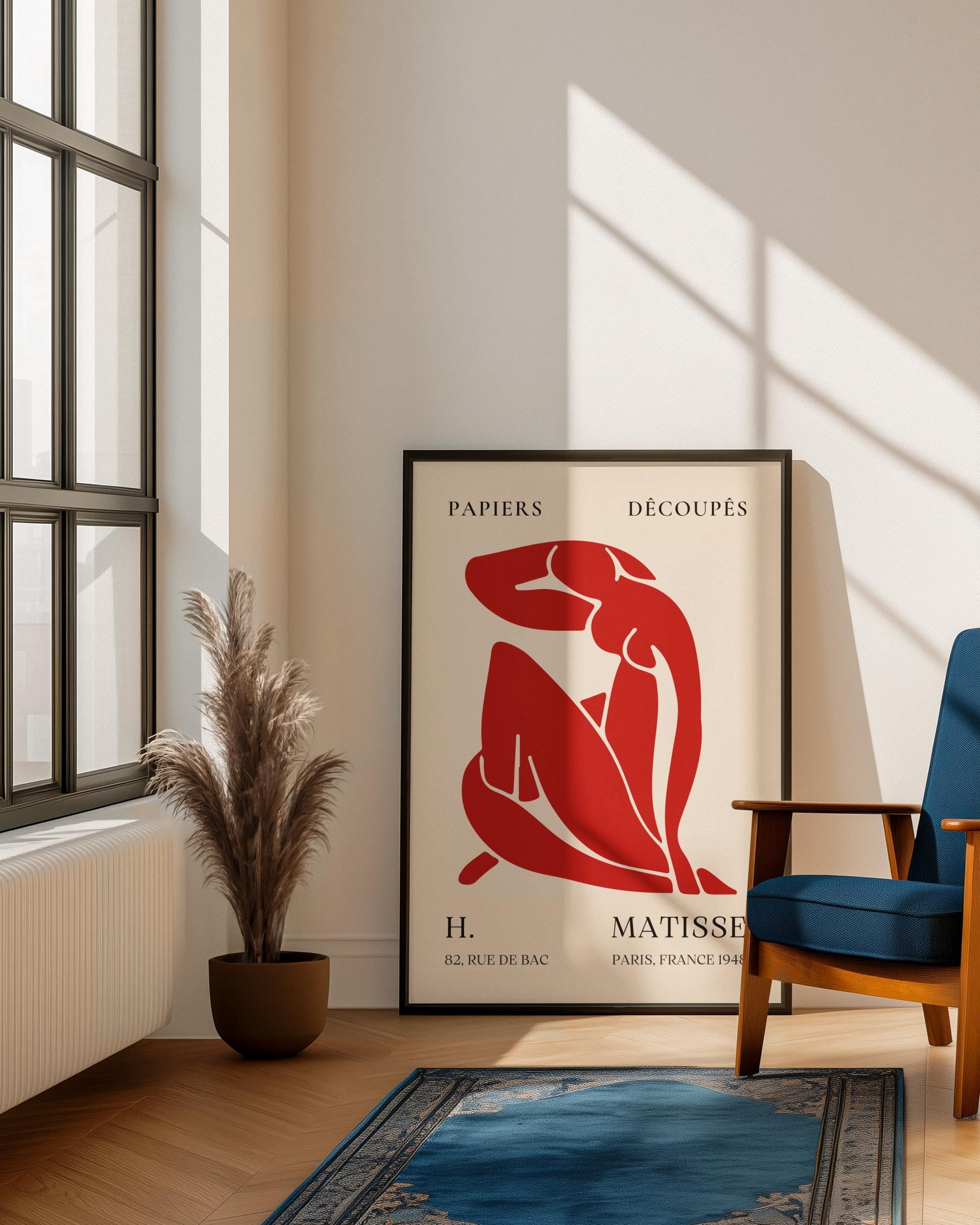 Matisse Inspired Modern Wall Art (Digital Download)