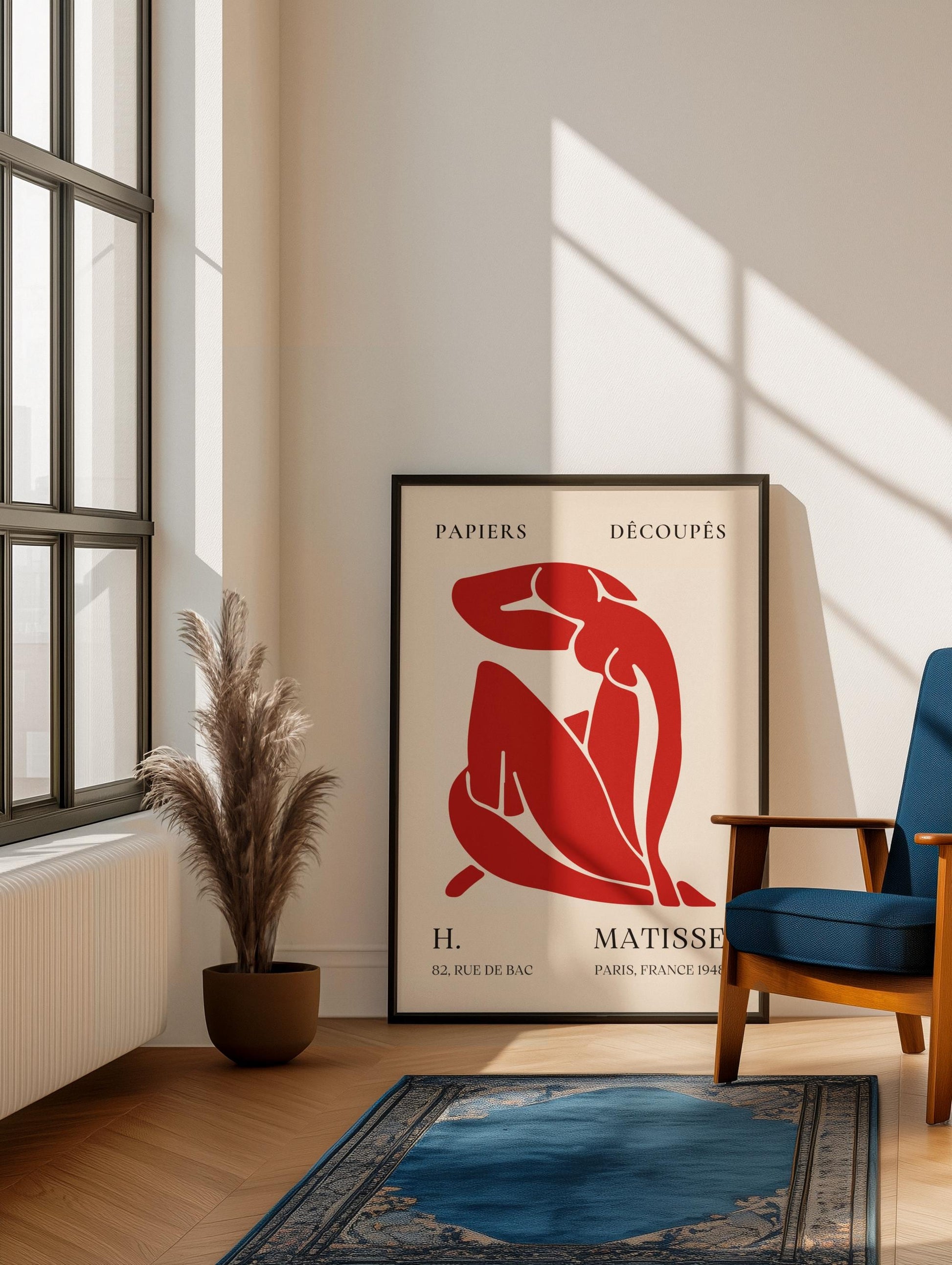 Matisse Inspired Modern Wall Art (Digital Download)