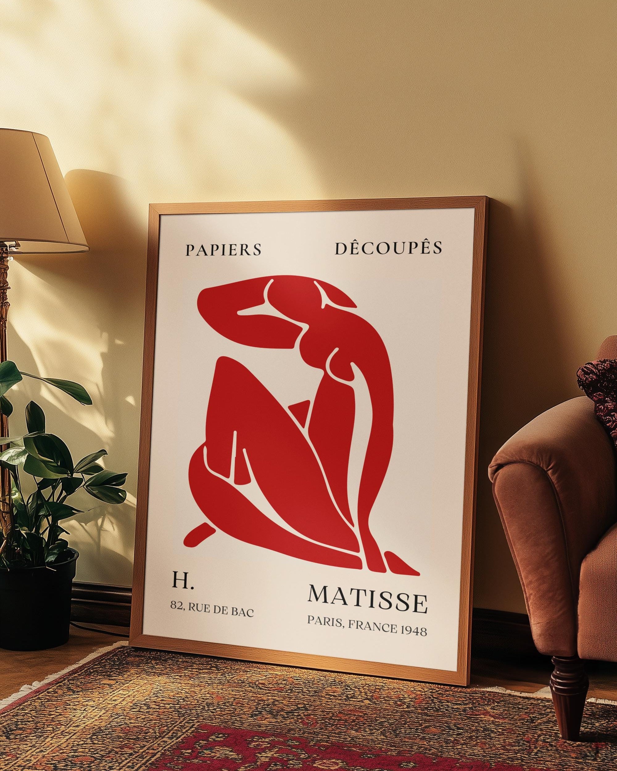Matisse Inspired Modern Wall Art (Digital Download)