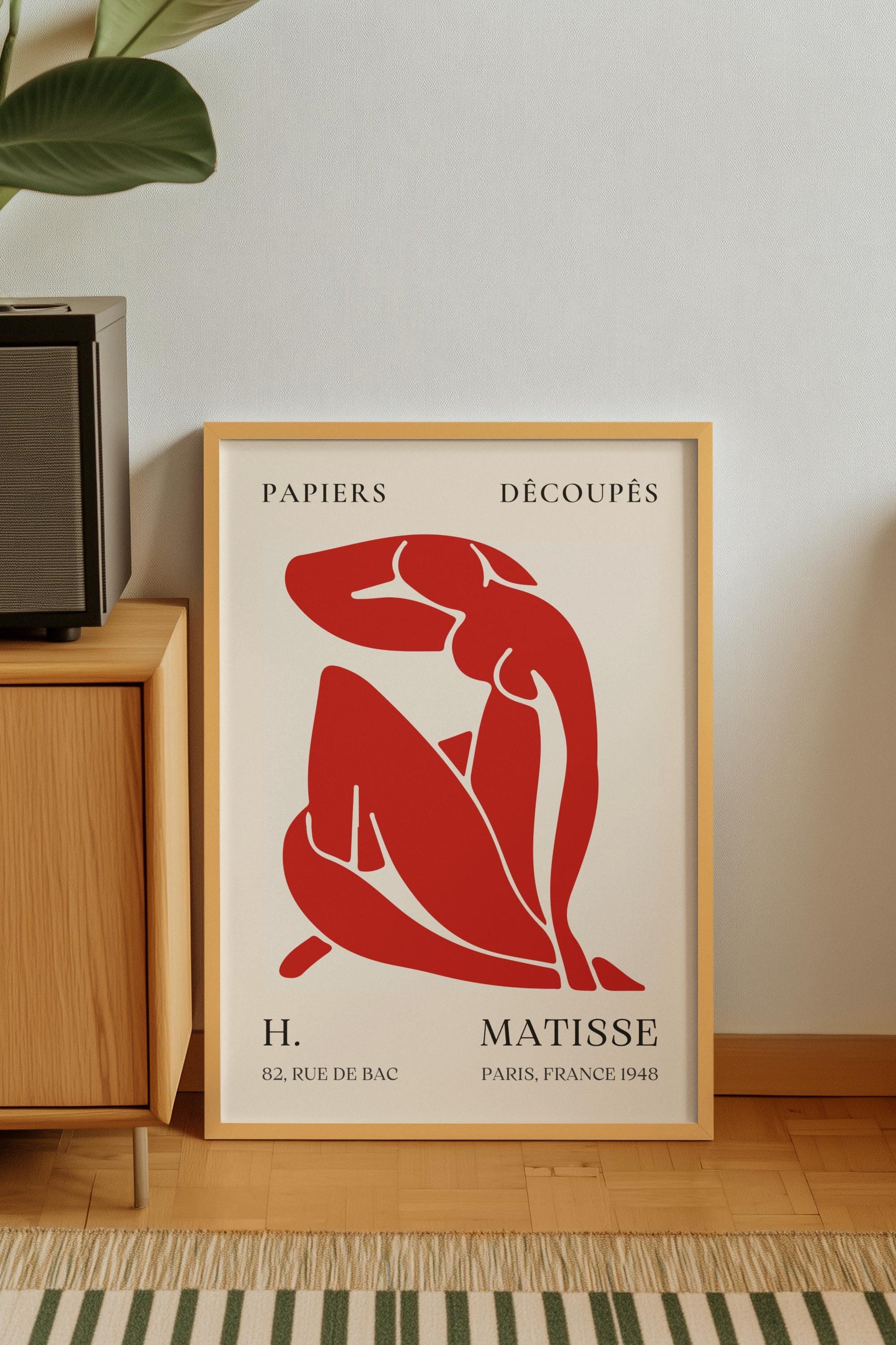 Matisse Inspired Modern Wall Art (Digital Download)