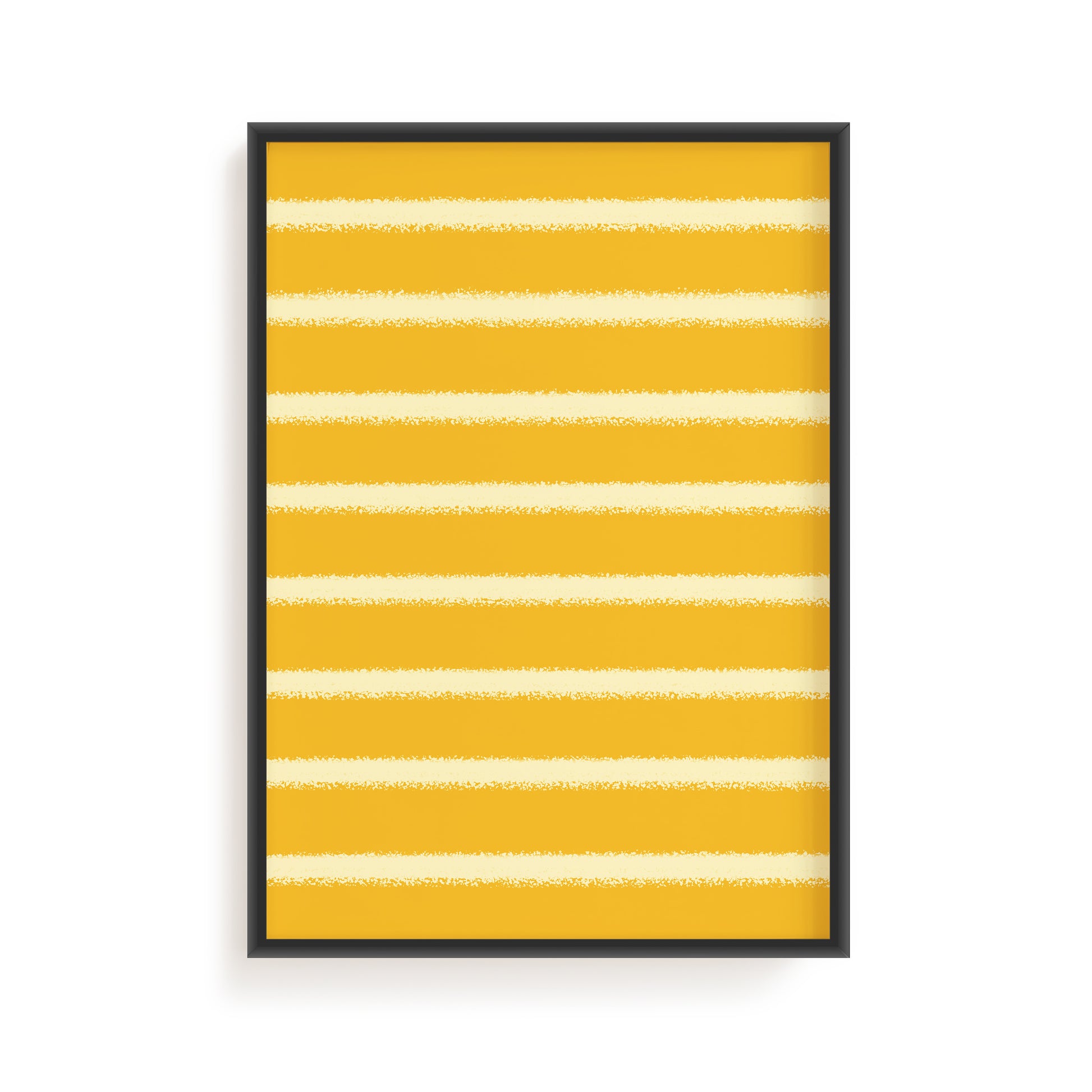 Golden Stripe Minimalist Art Print