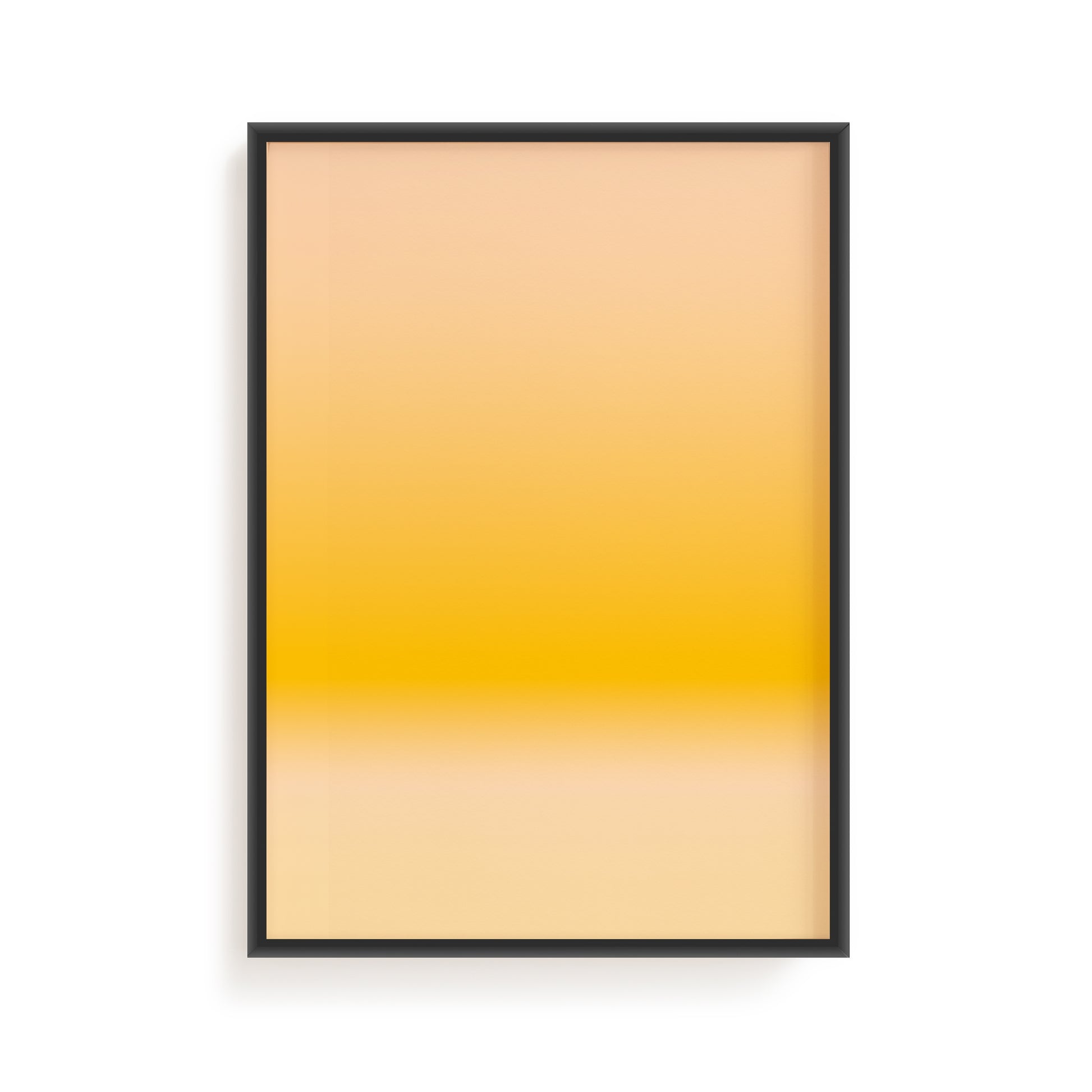 Sunlit Calm No. 01 | Yellow Abstract Art Print